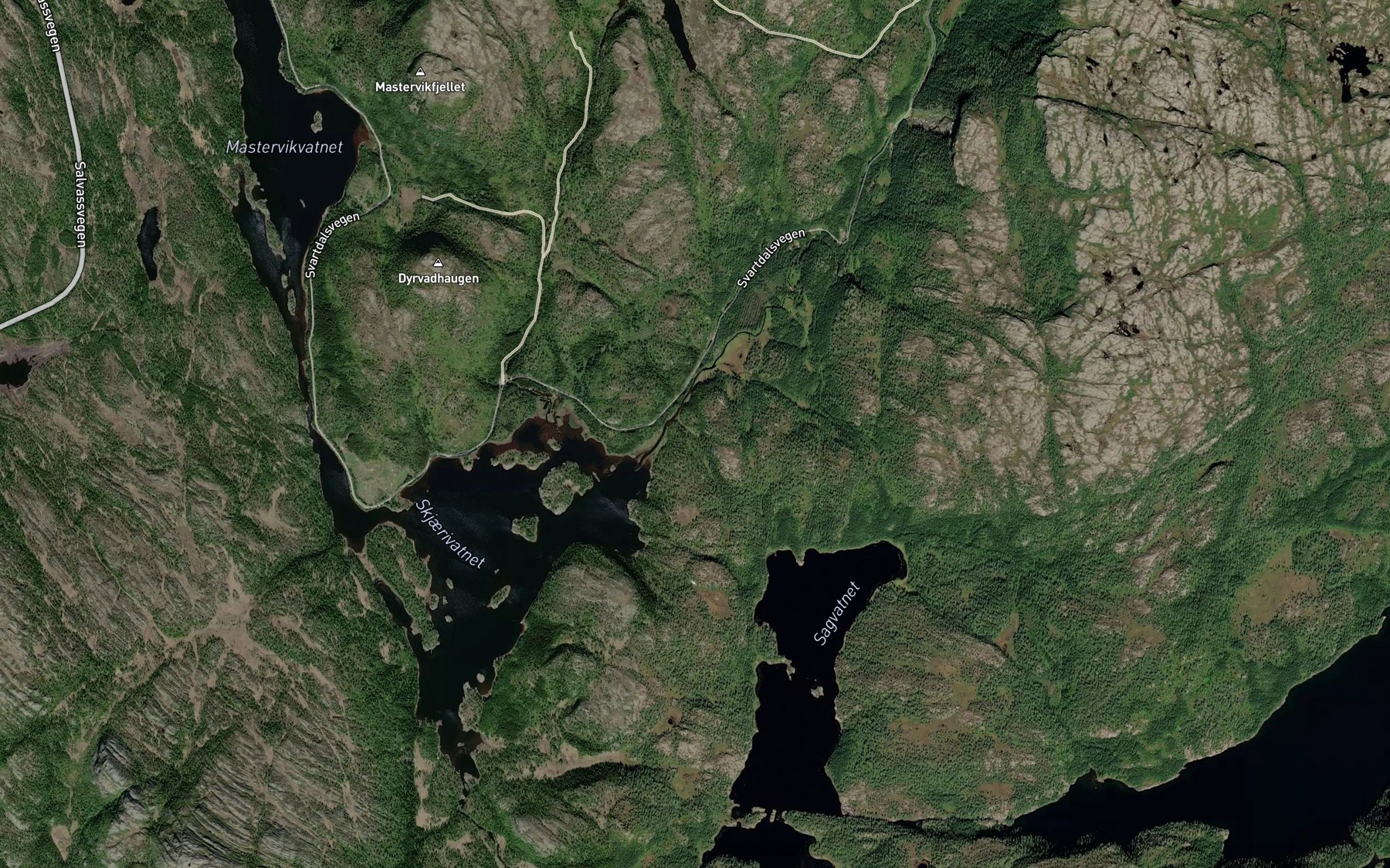 Satellite map of the Tiurbekken