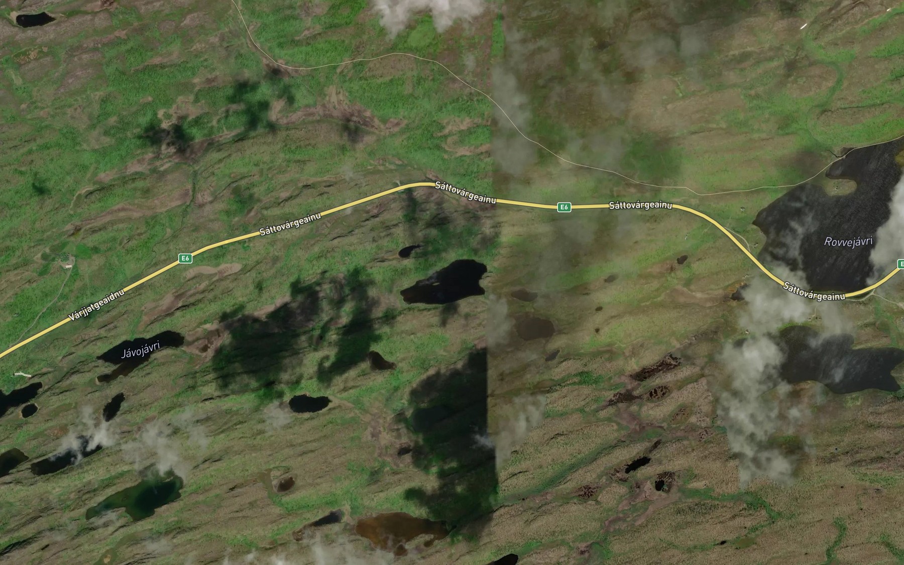 Satellite map of the Eatnancielggladdot