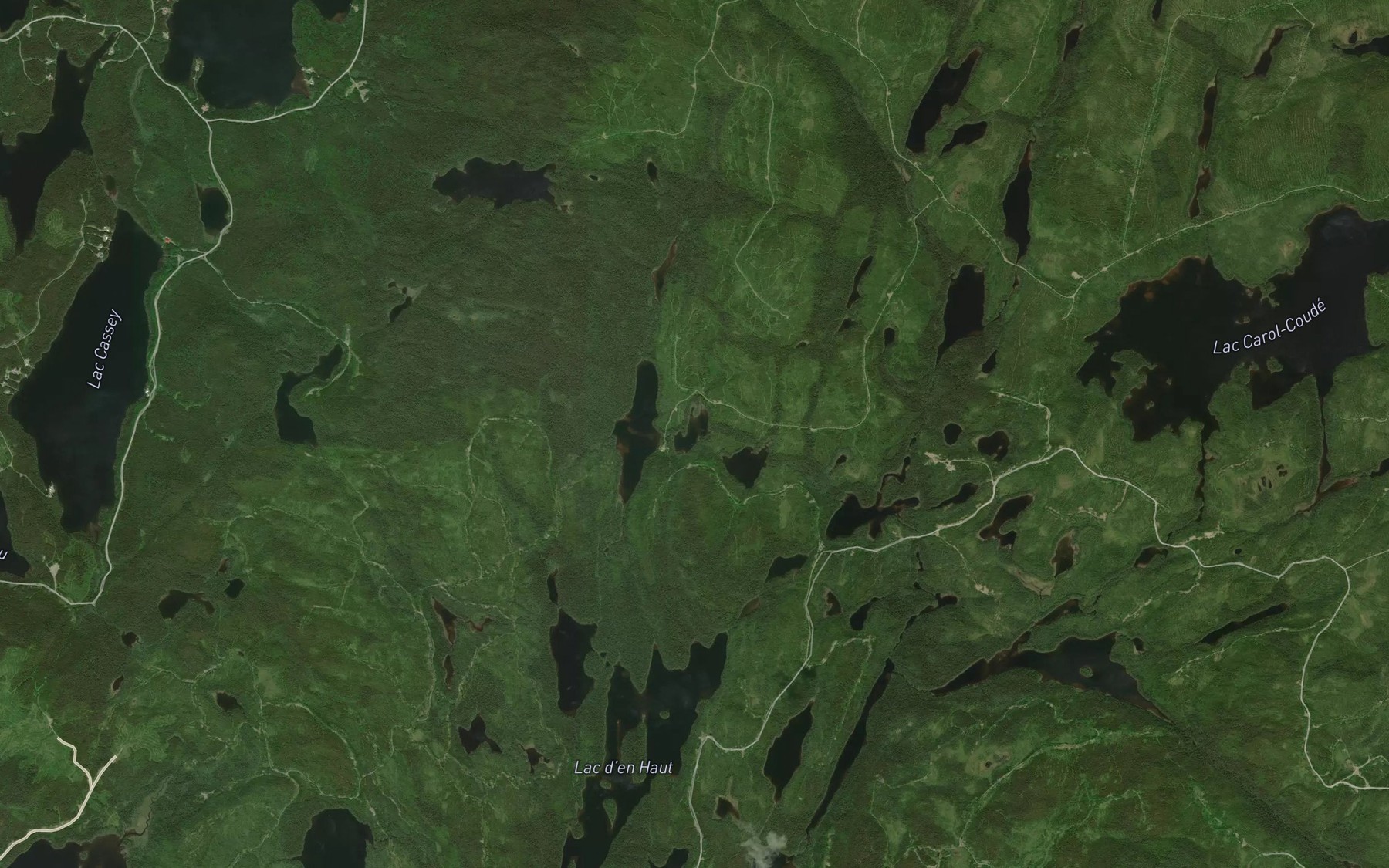Satellite map of the Lac Impair