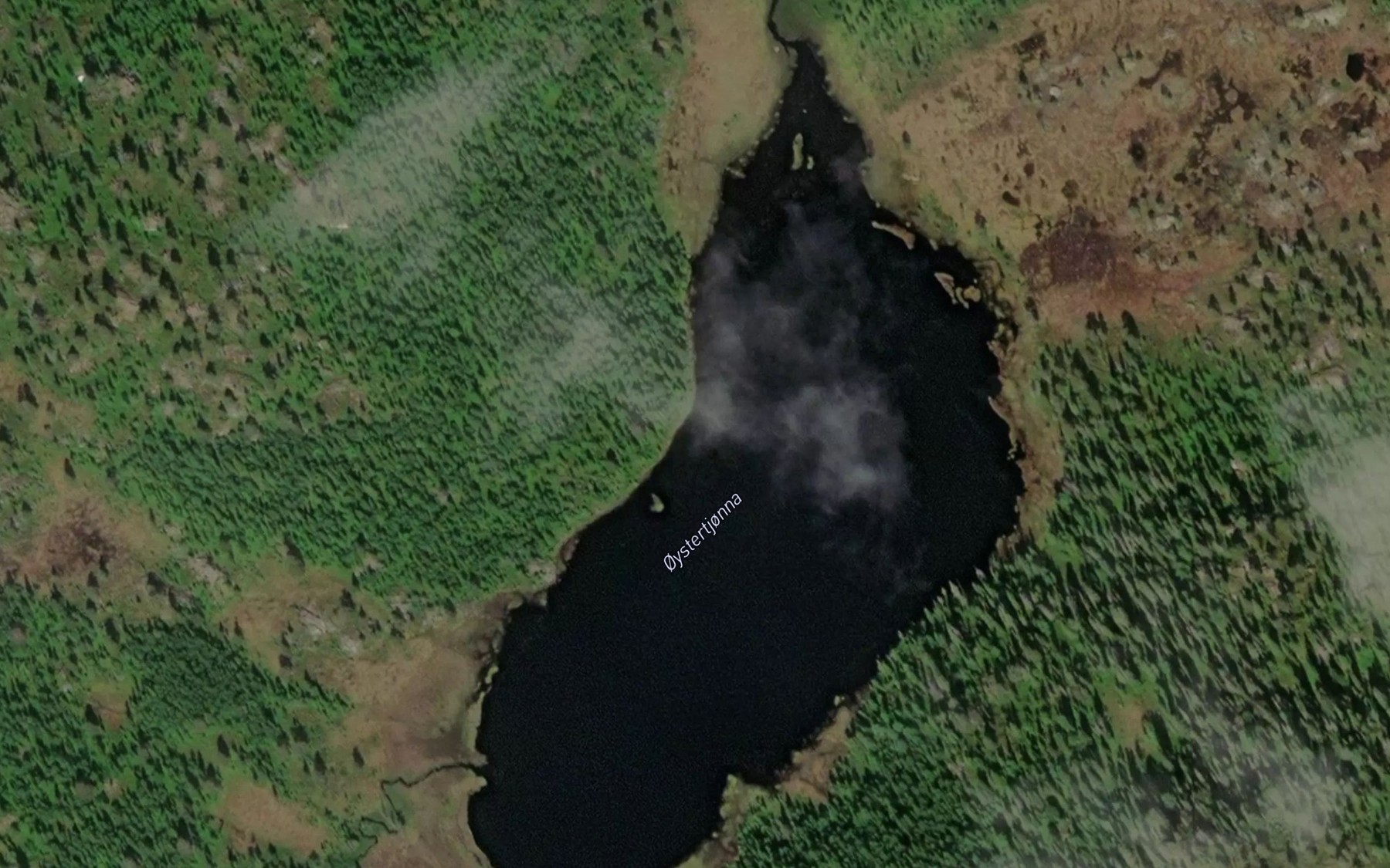 Satellite map of the Oystertjonna