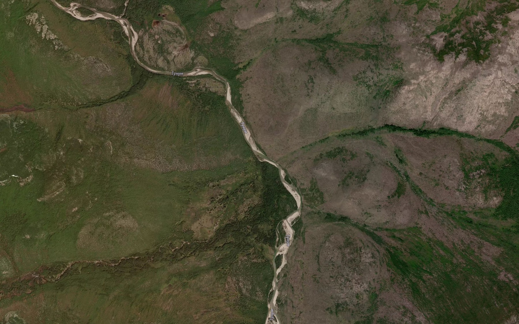 Satellite map of the Mutnyy