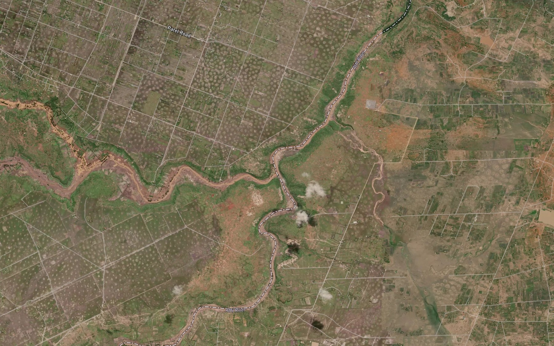 Satellite map of the Nairobi
