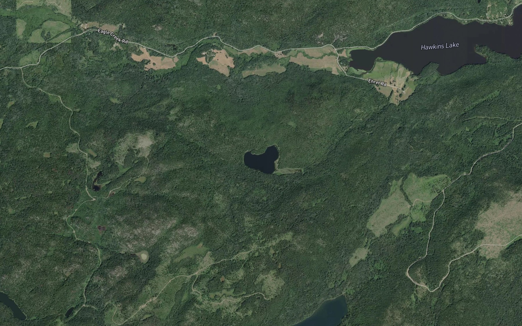 Satellite map of the Thomson Lake