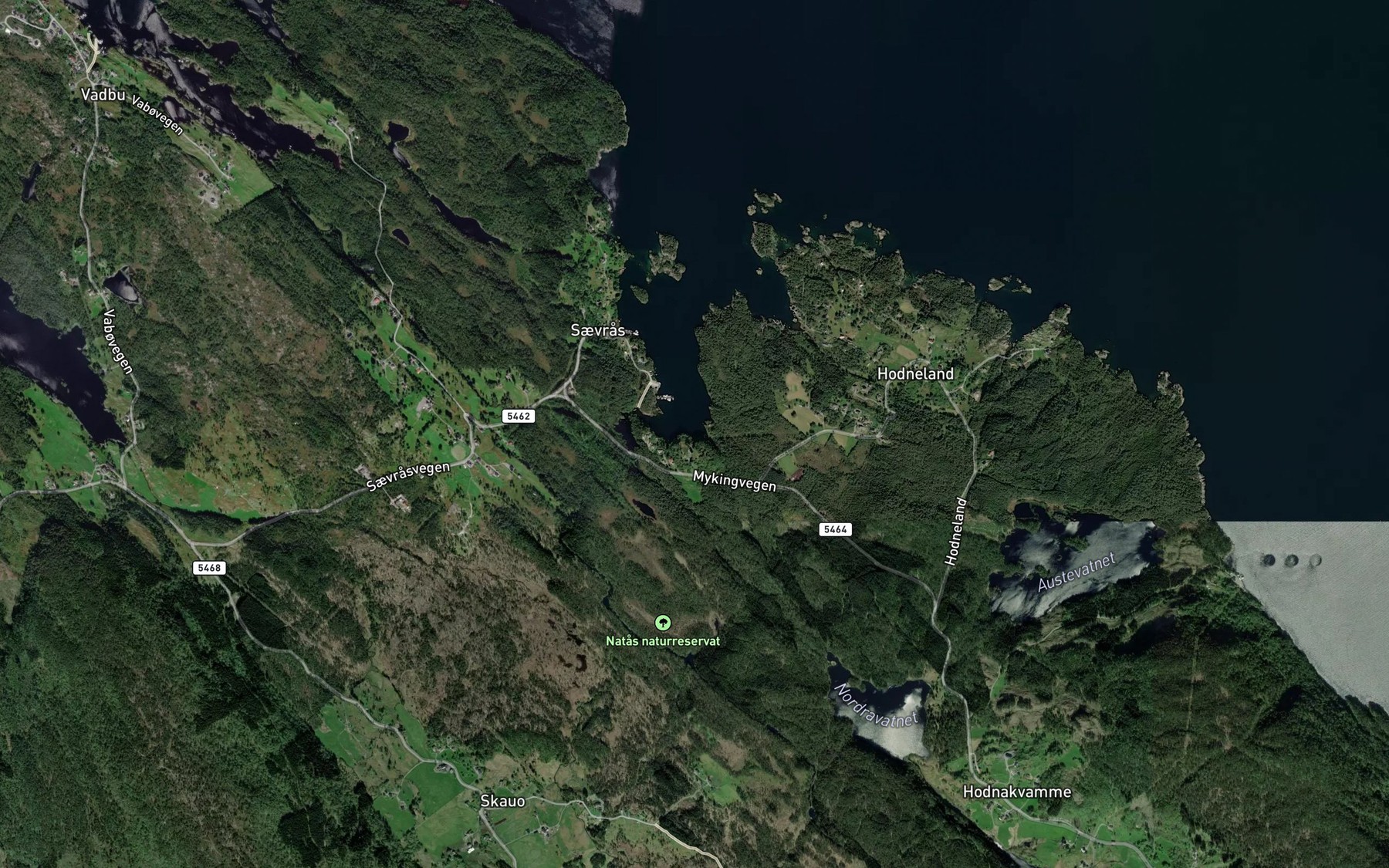 Satellite map of the Asviki