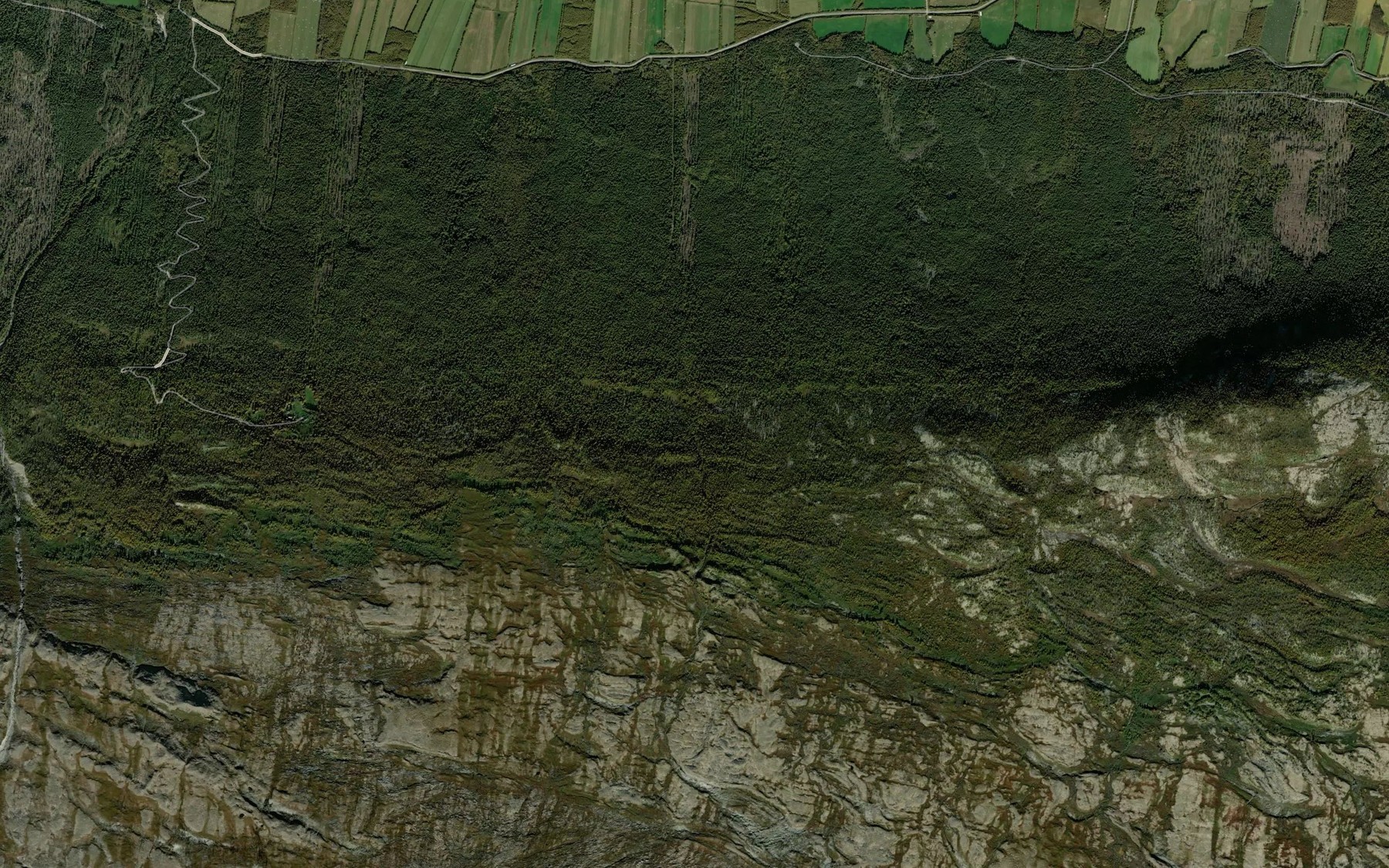 Satellite map of the Storai
