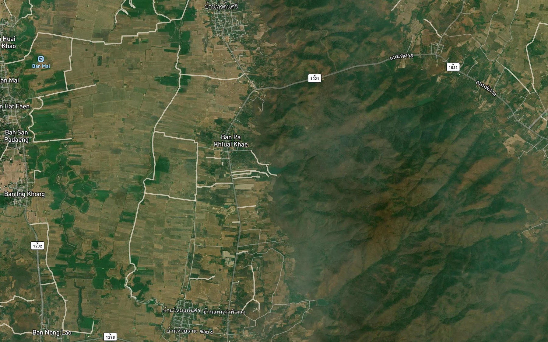 Satellite map of the Ang Kep Nam Nong Thu