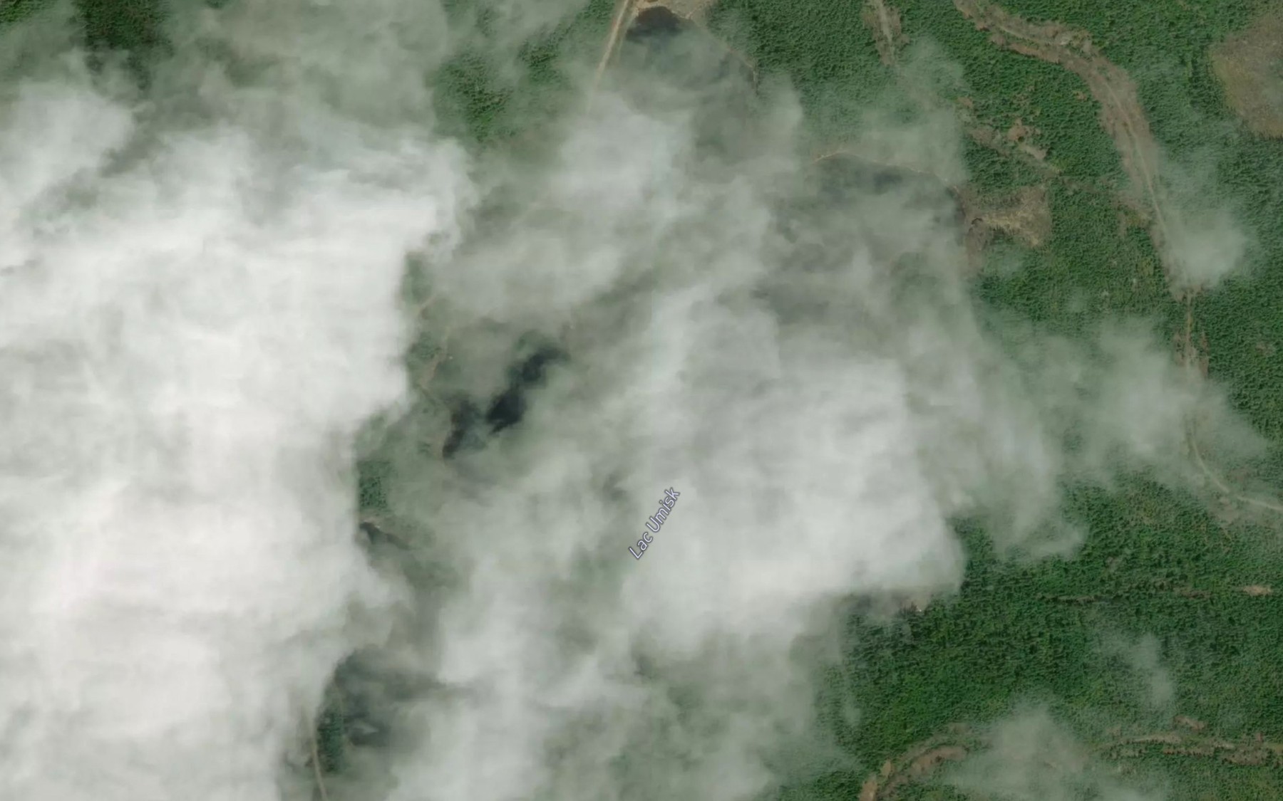 Satellite map of the Lac Umisk