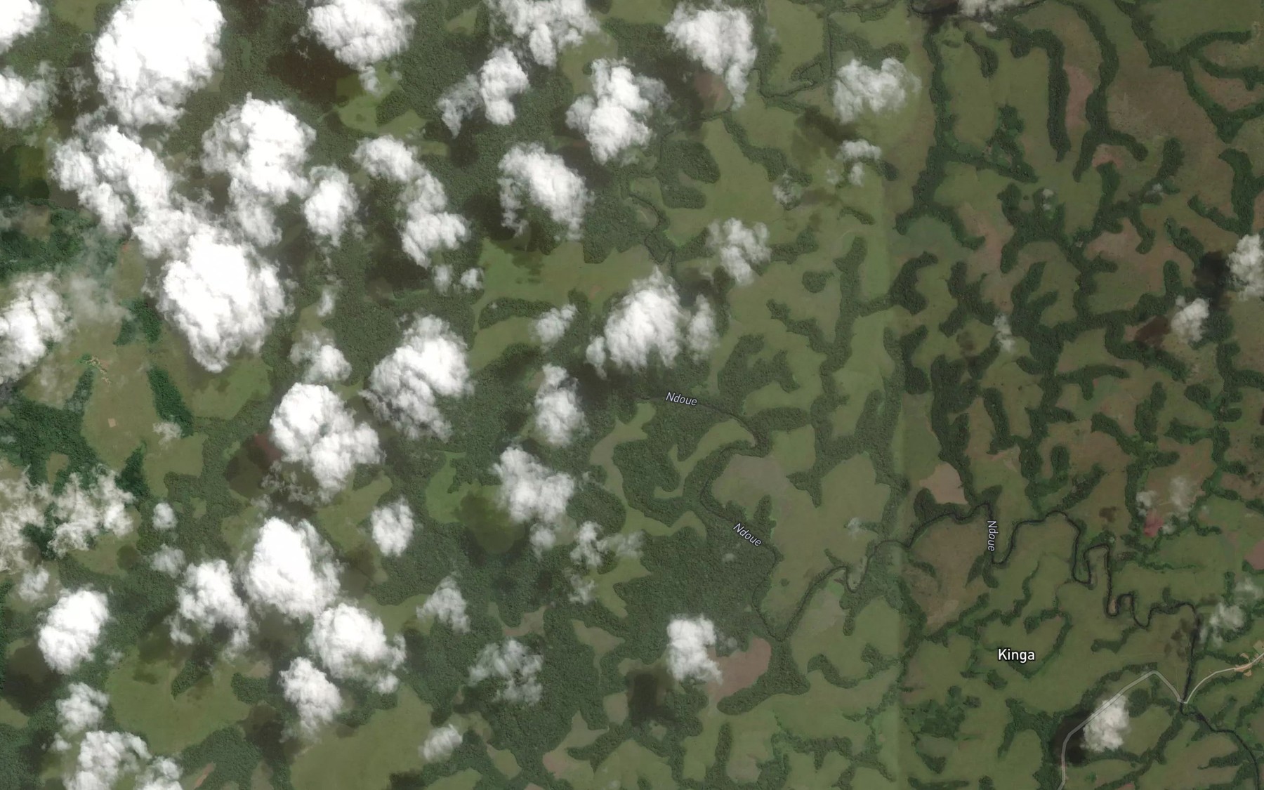 Satellite map of the Mokouli