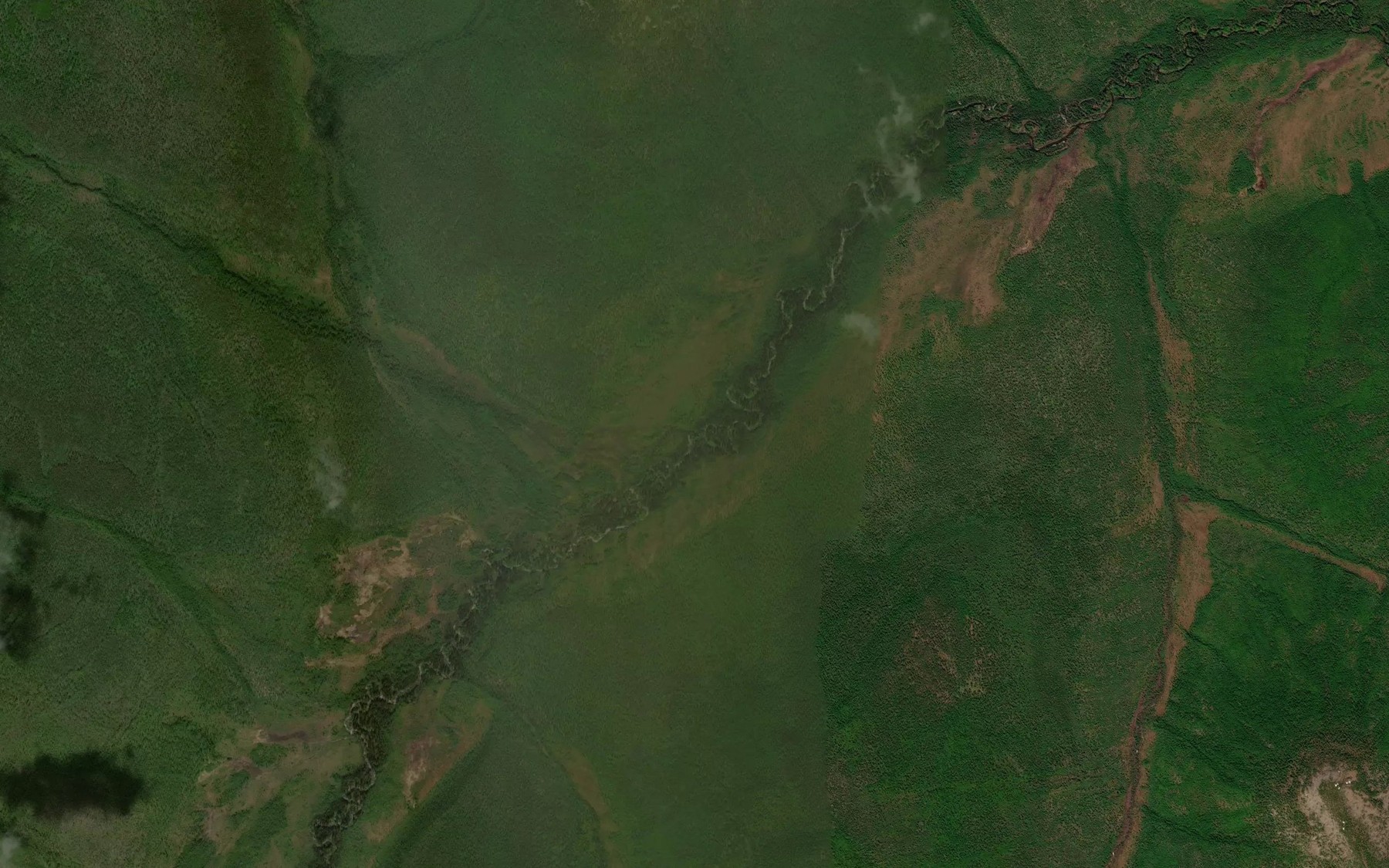 Satellite map of the Ruslan