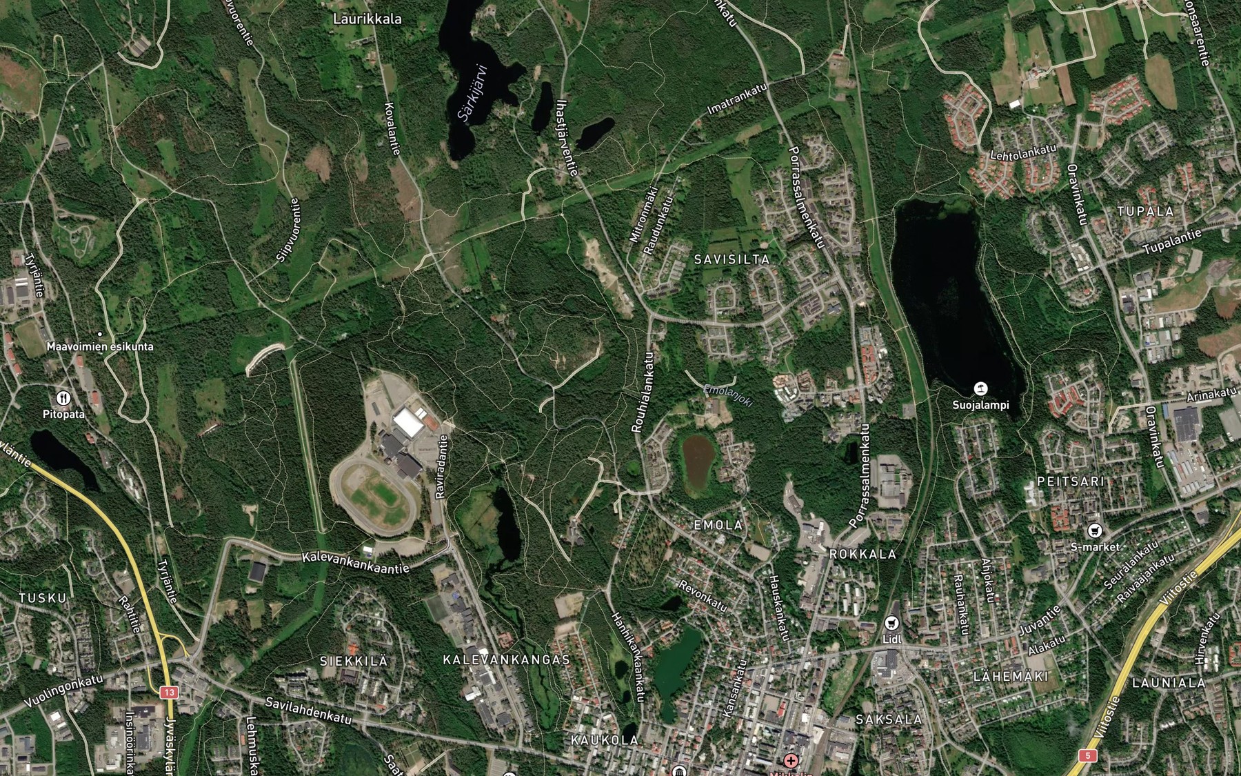 Satellite map of the Sirkkapuro
