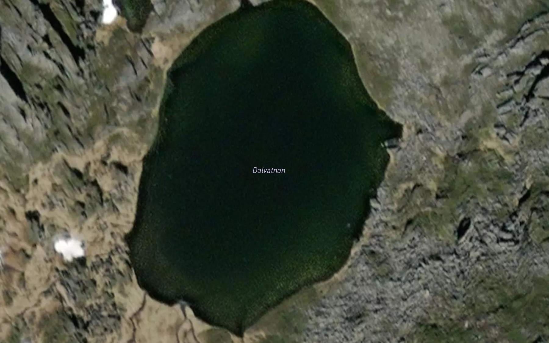 Satellite map of the Dalvatnan