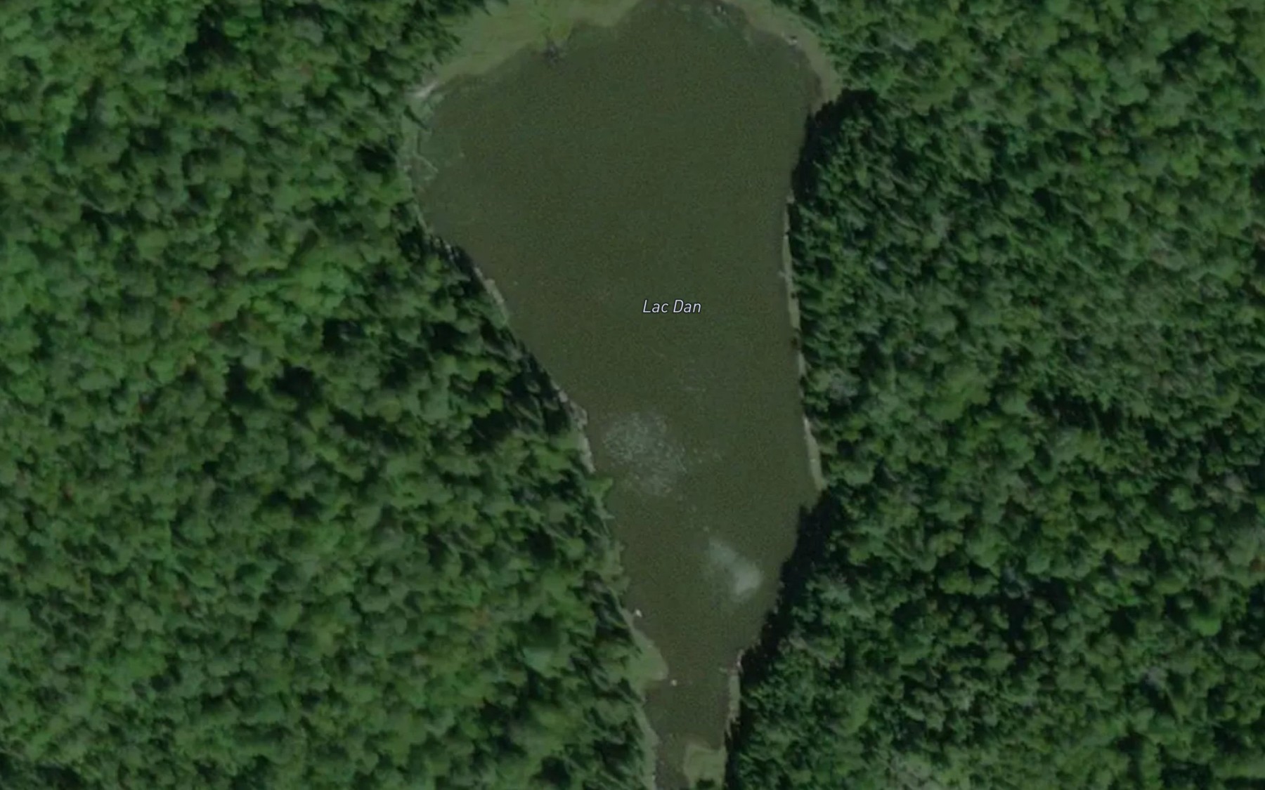 Satellite map of the Lac Dan