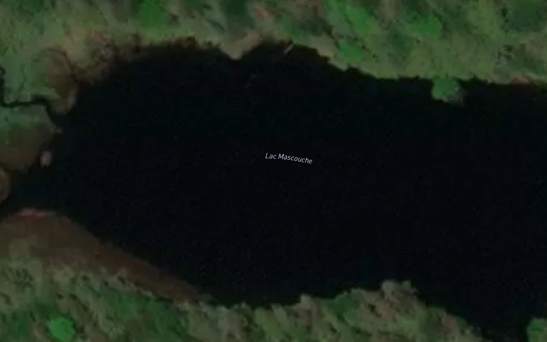 Satellite map of the Lac Mascouche