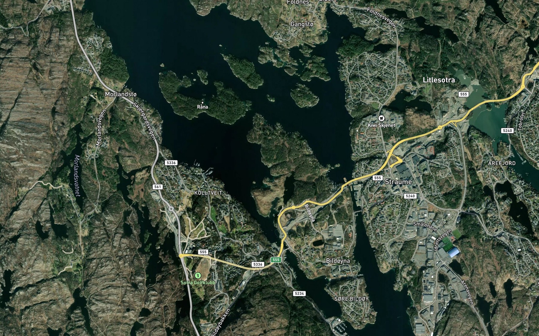Satellite map of the Maggarvika
