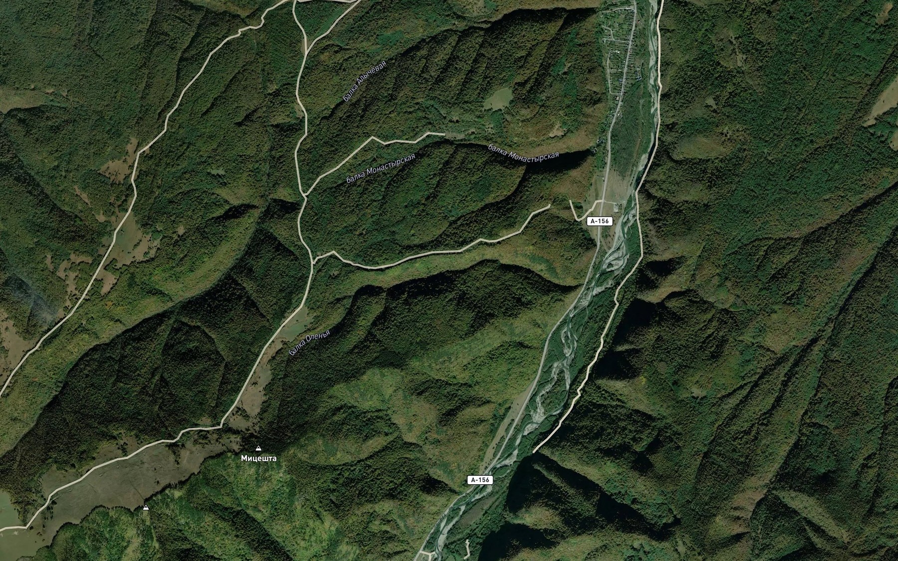 Satellite map of the Balka Olenevaya
