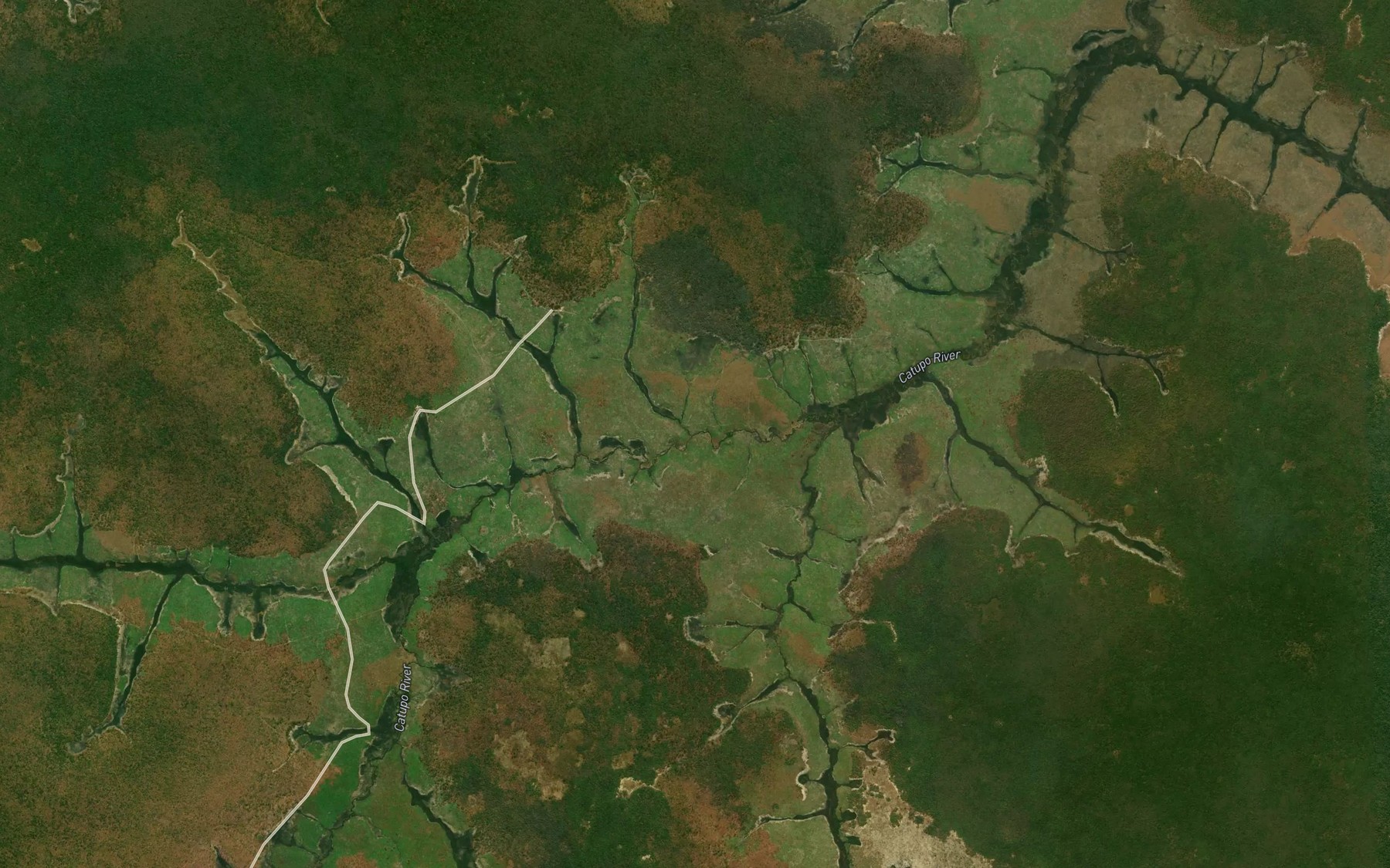 Satellite map of the Cuata