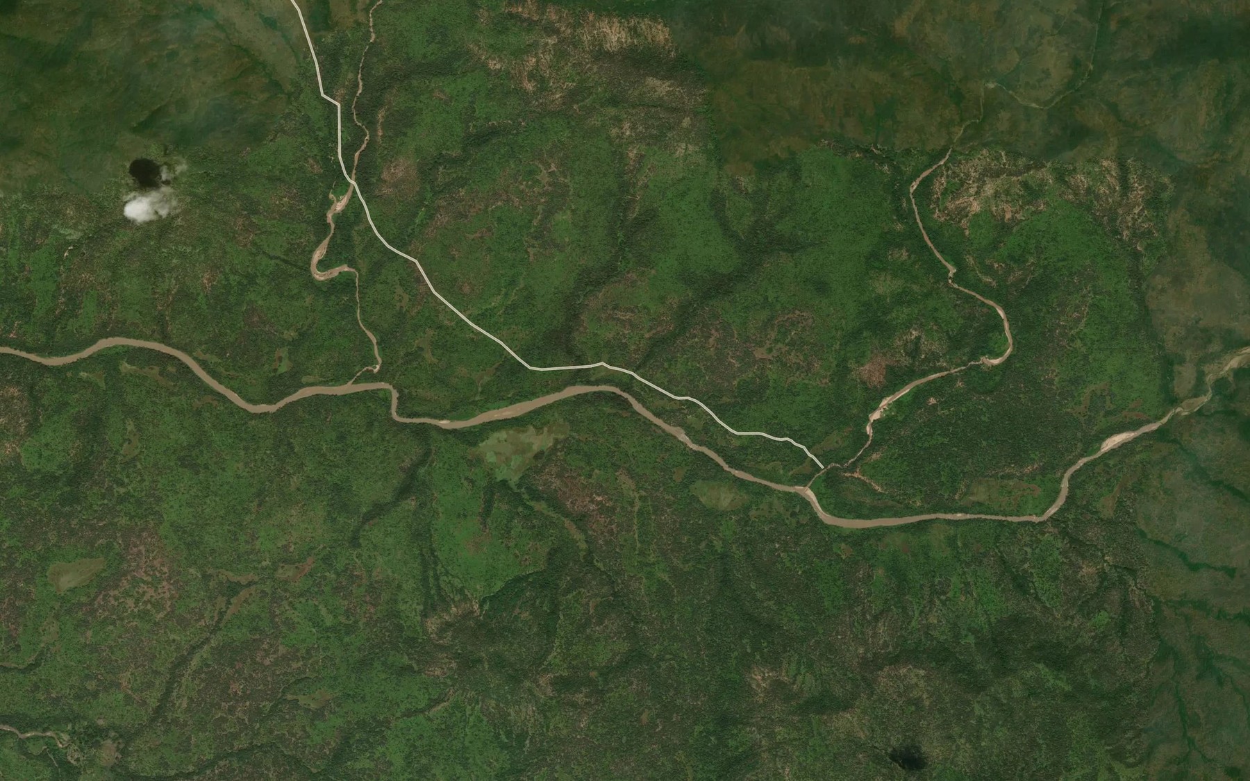 Satellite map of the Kpaa