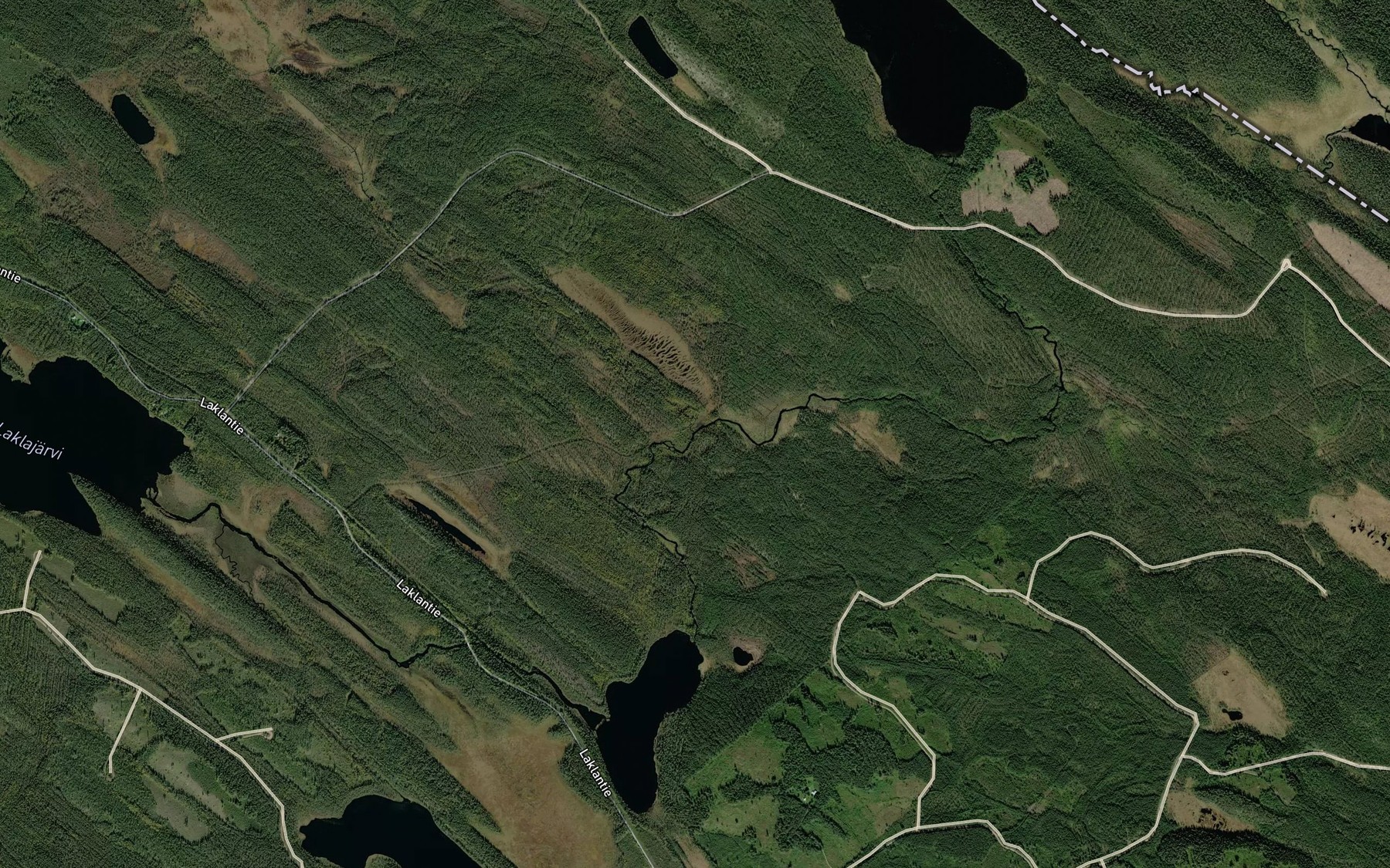 Satellite map of the Sikopuro