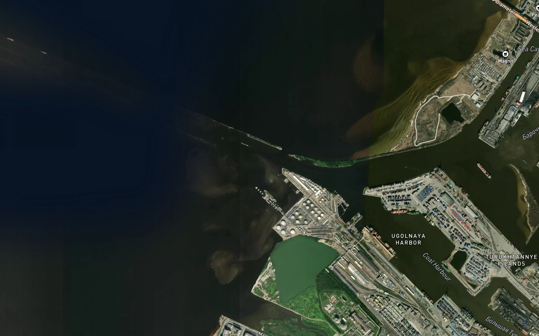 Satellite map of the Zolotyye Vorota