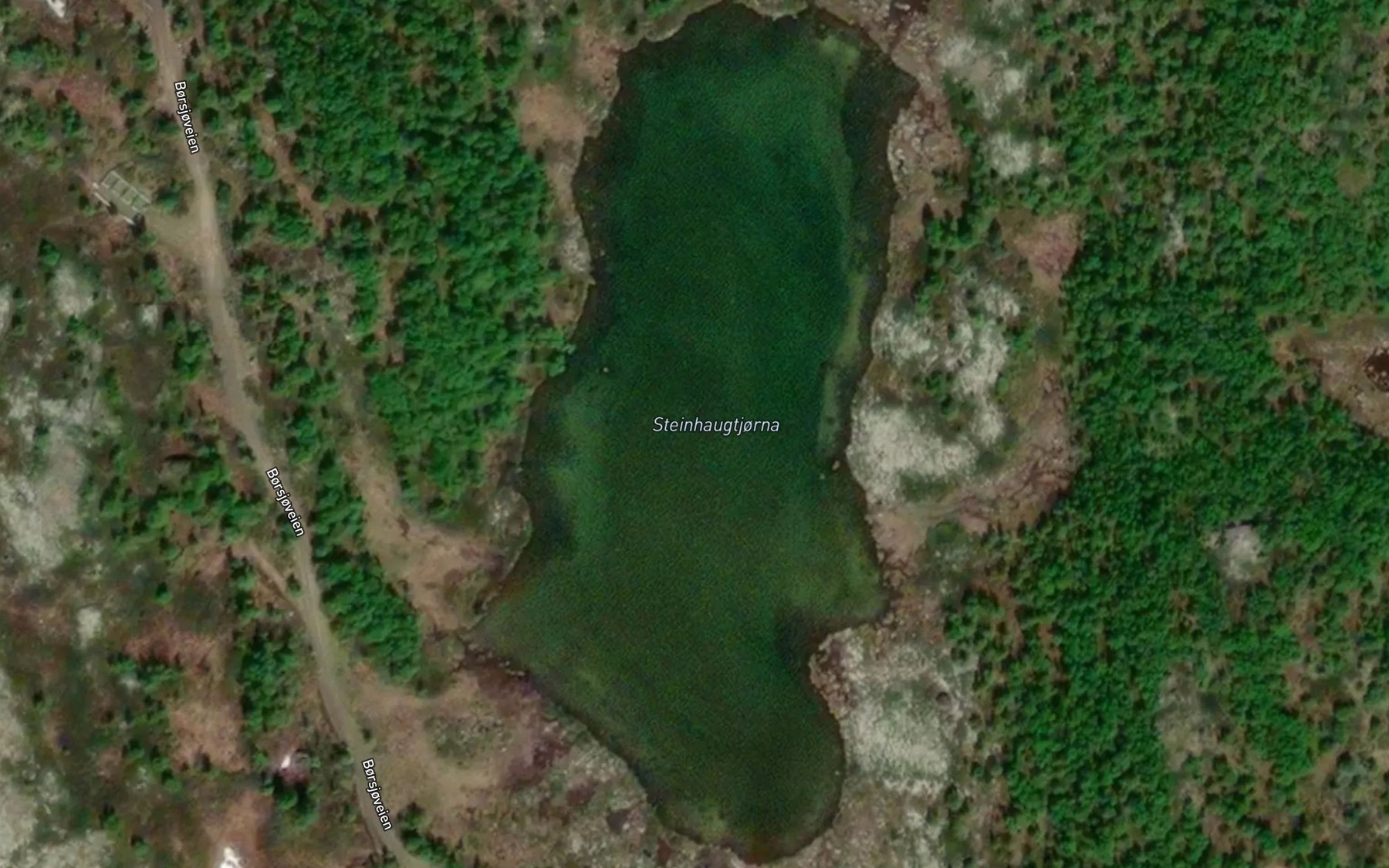 Satellite map of the Steinhaugtjorna