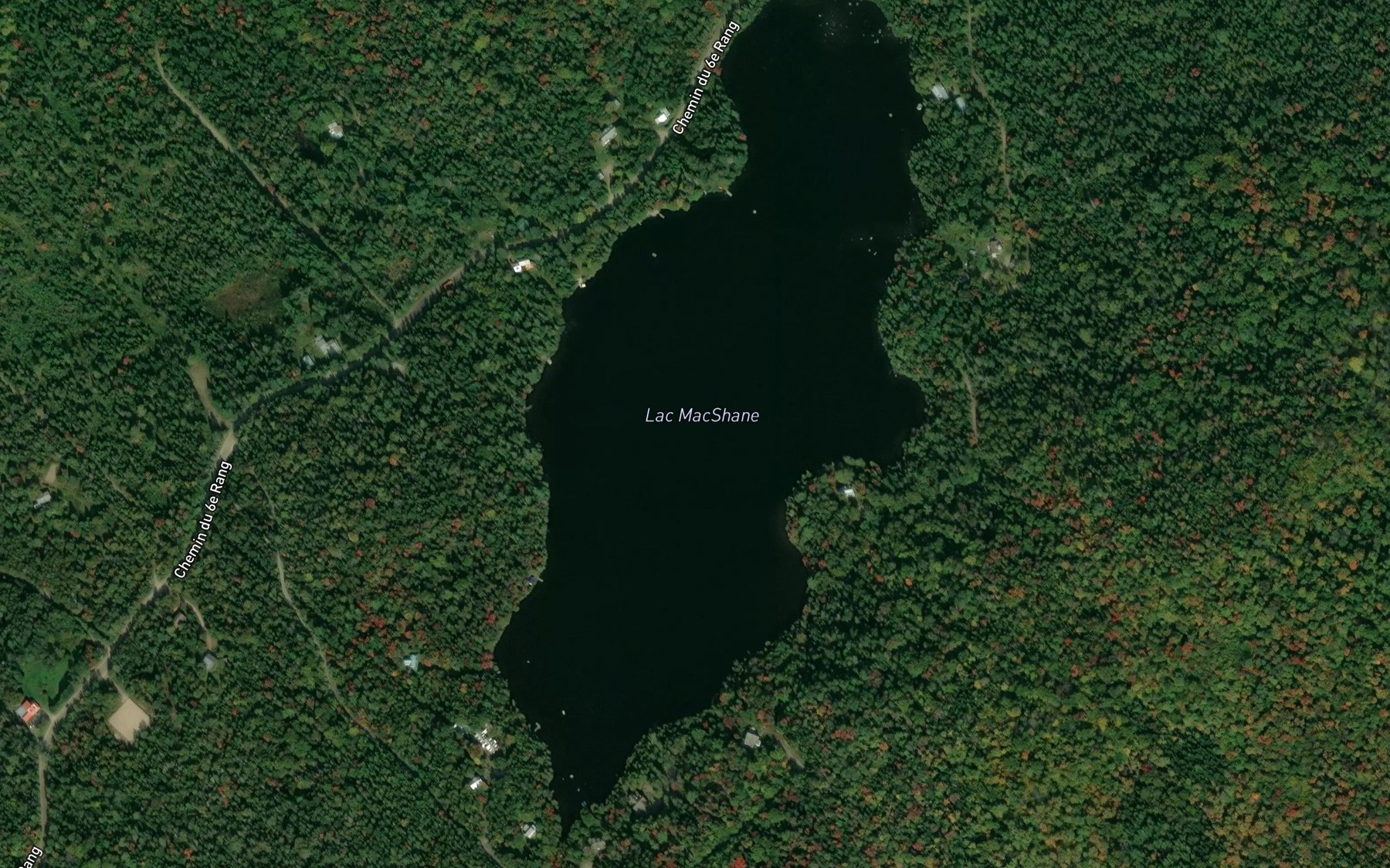 Satellite map of the Lac MacShane
