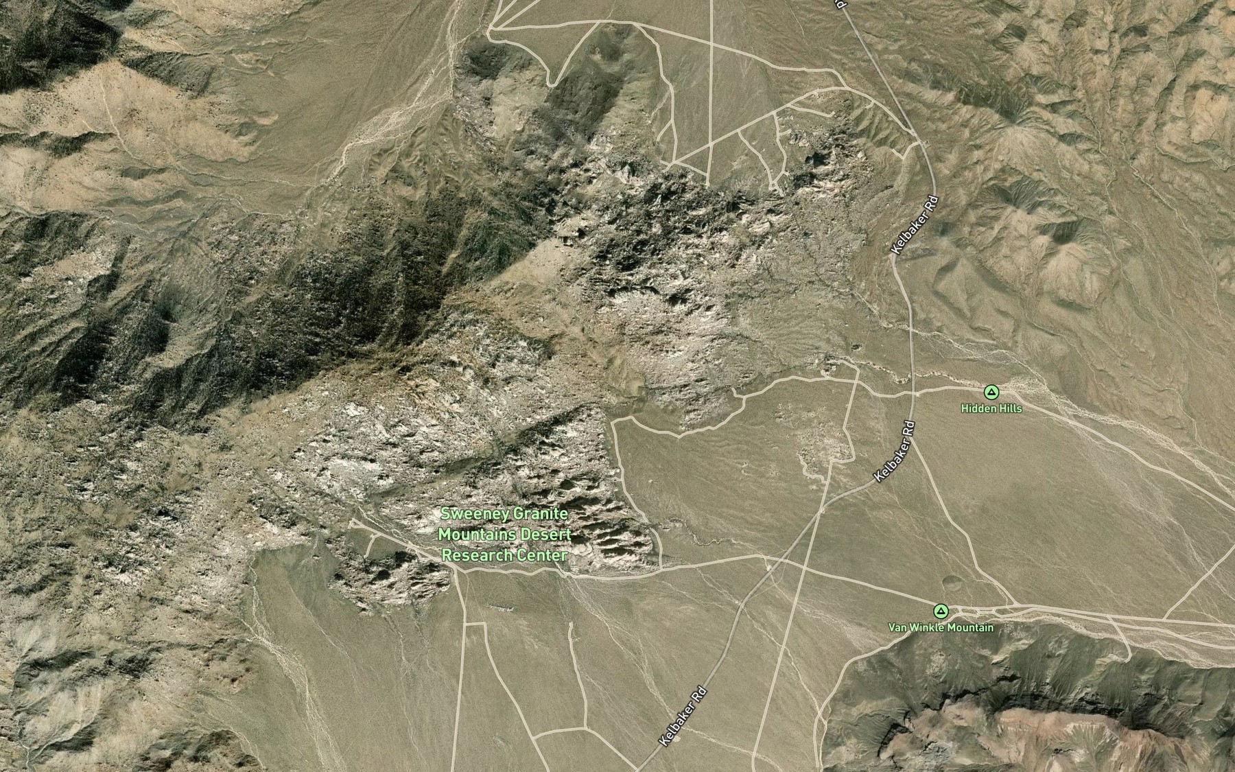 Satellite map of the Cove Spring