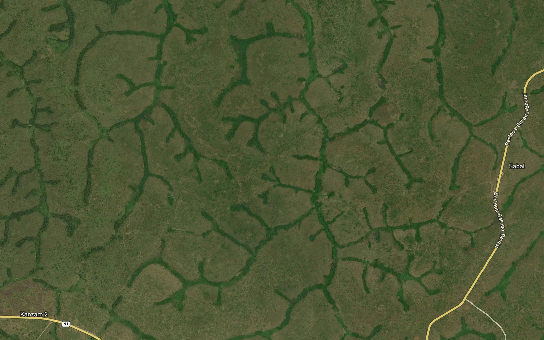 Satellite map of the Megali