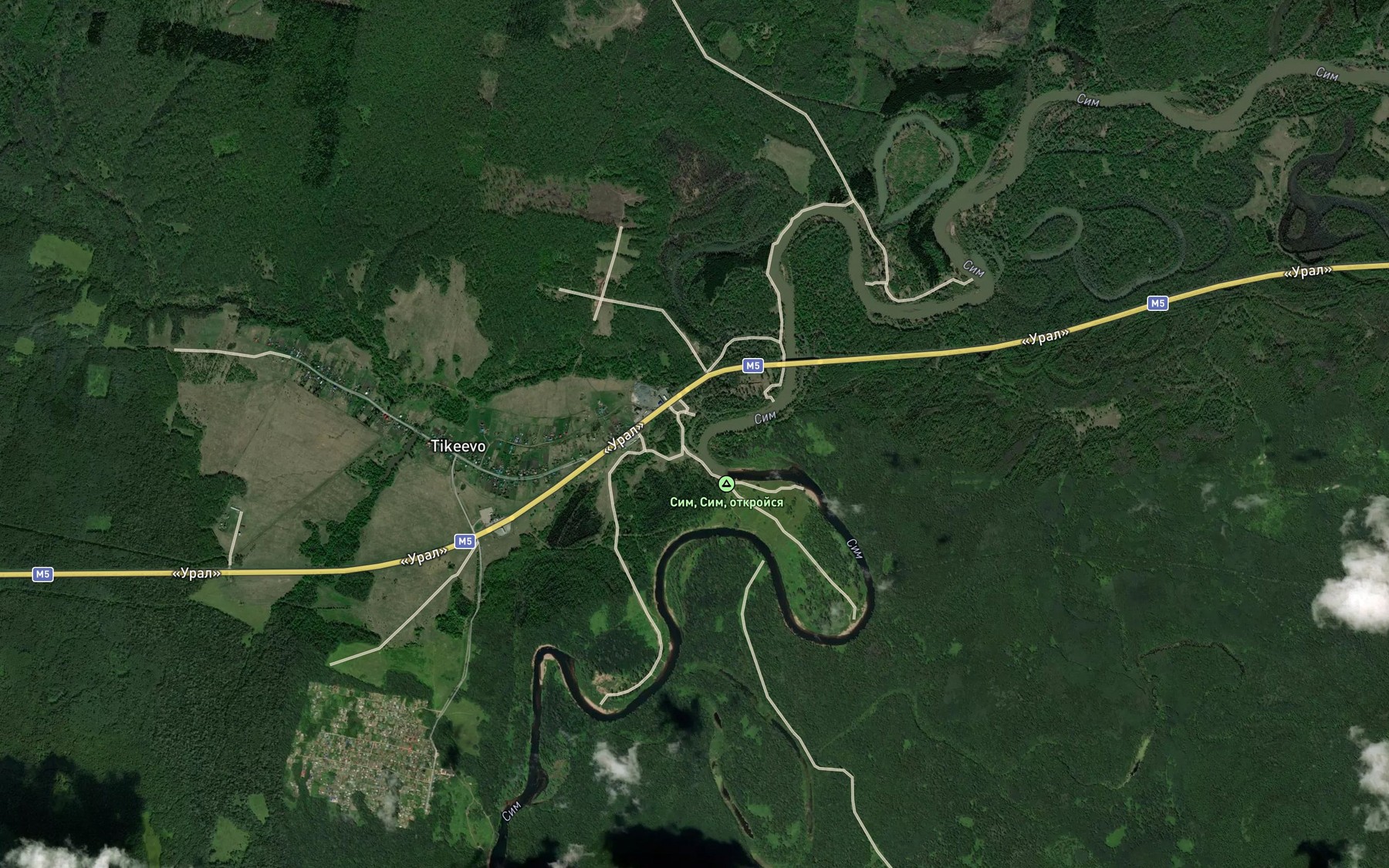 Satellite map of the Bash