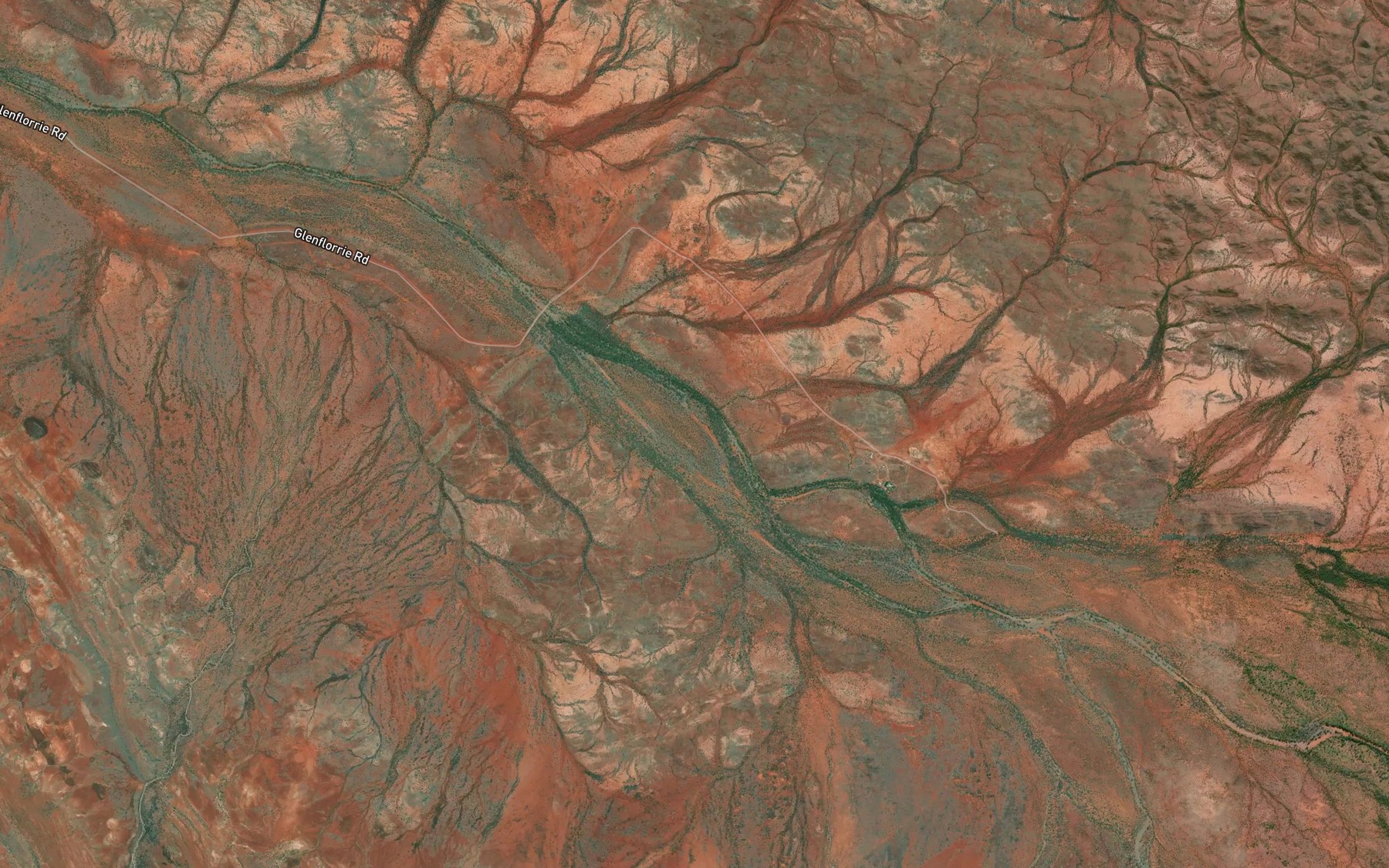 Satellite map of the Yeelingee Pool
