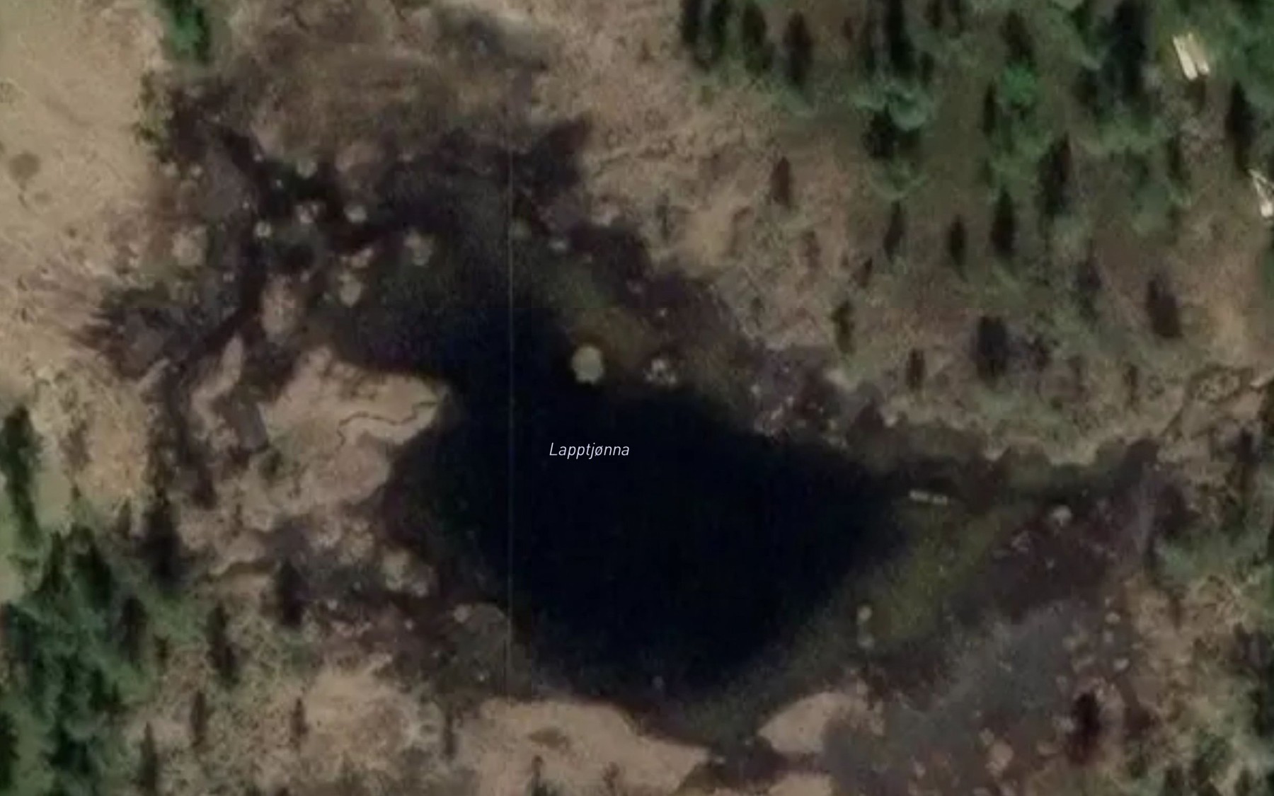 Satellite map of the Lapptjonna