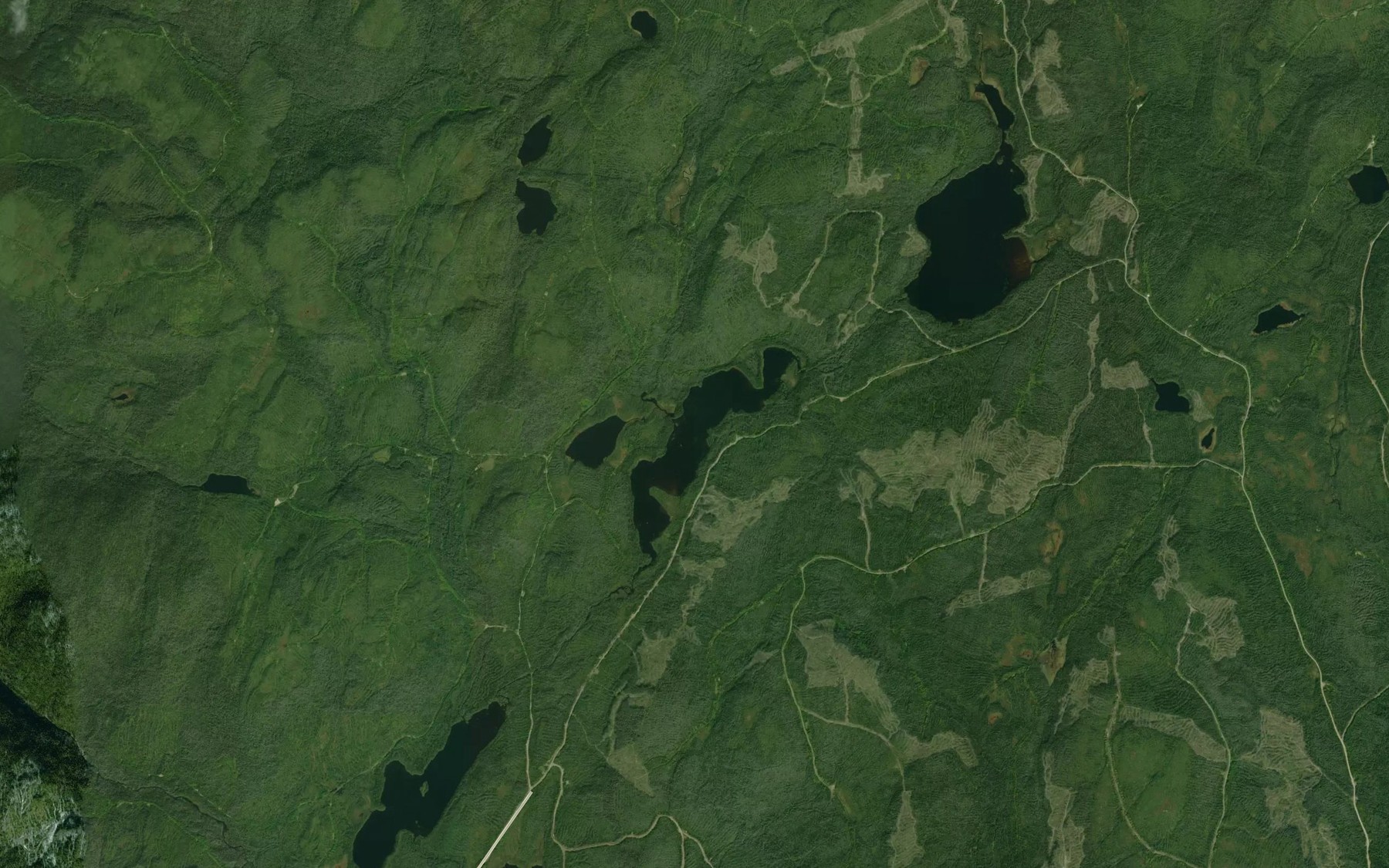 Satellite map of the Lac du Centre