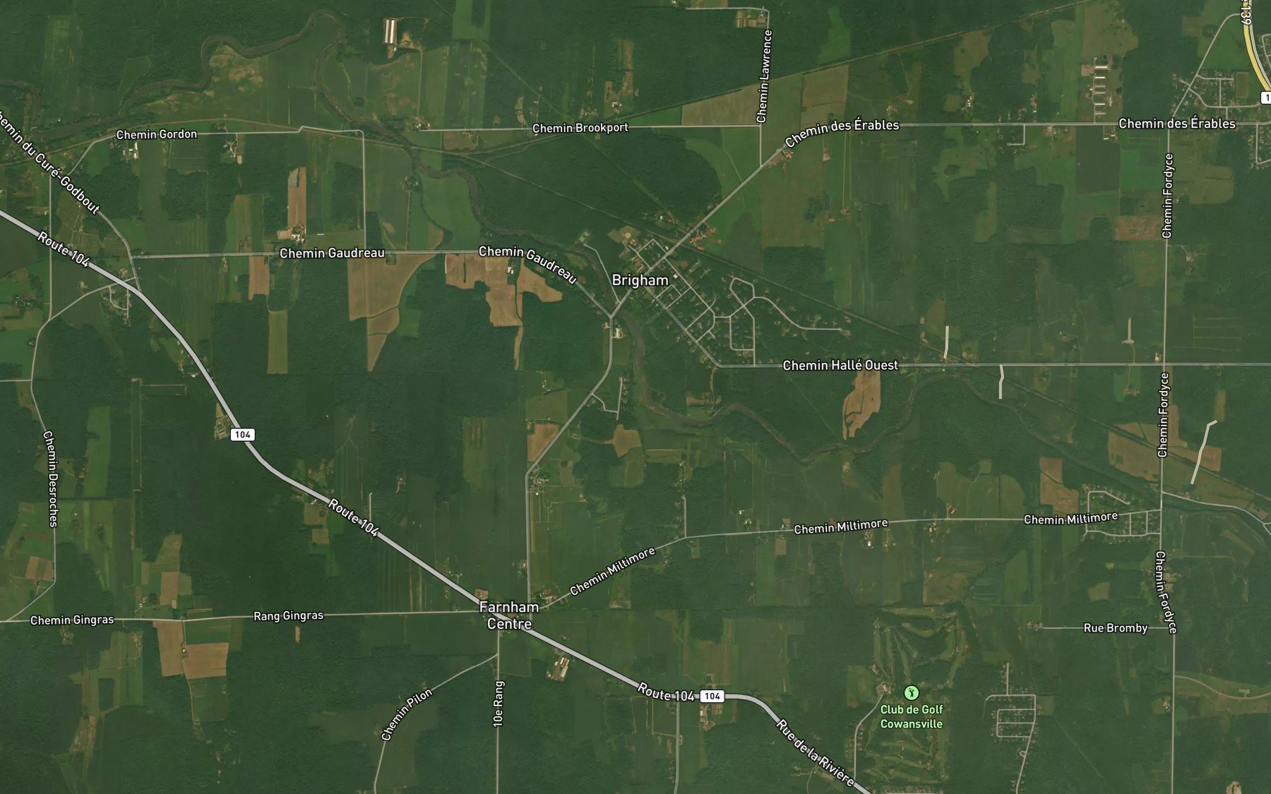 Satellite map of the Cours d'eau Allen