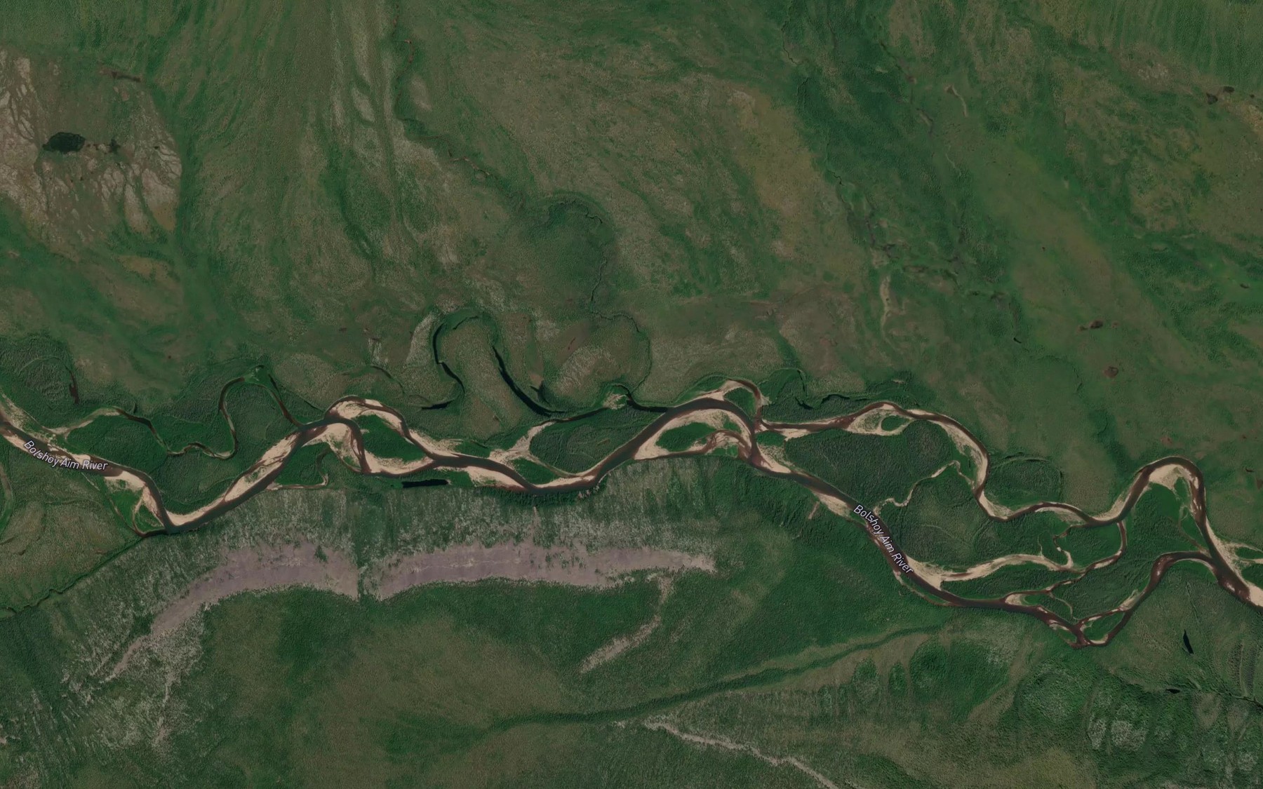 Satellite map of the Tarynnakh