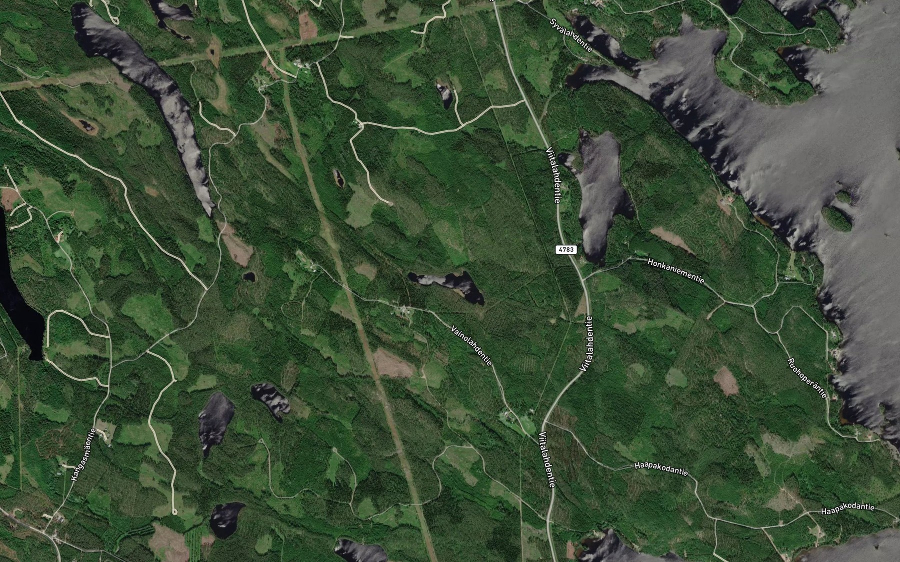 Satellite map of the Vaaralampi