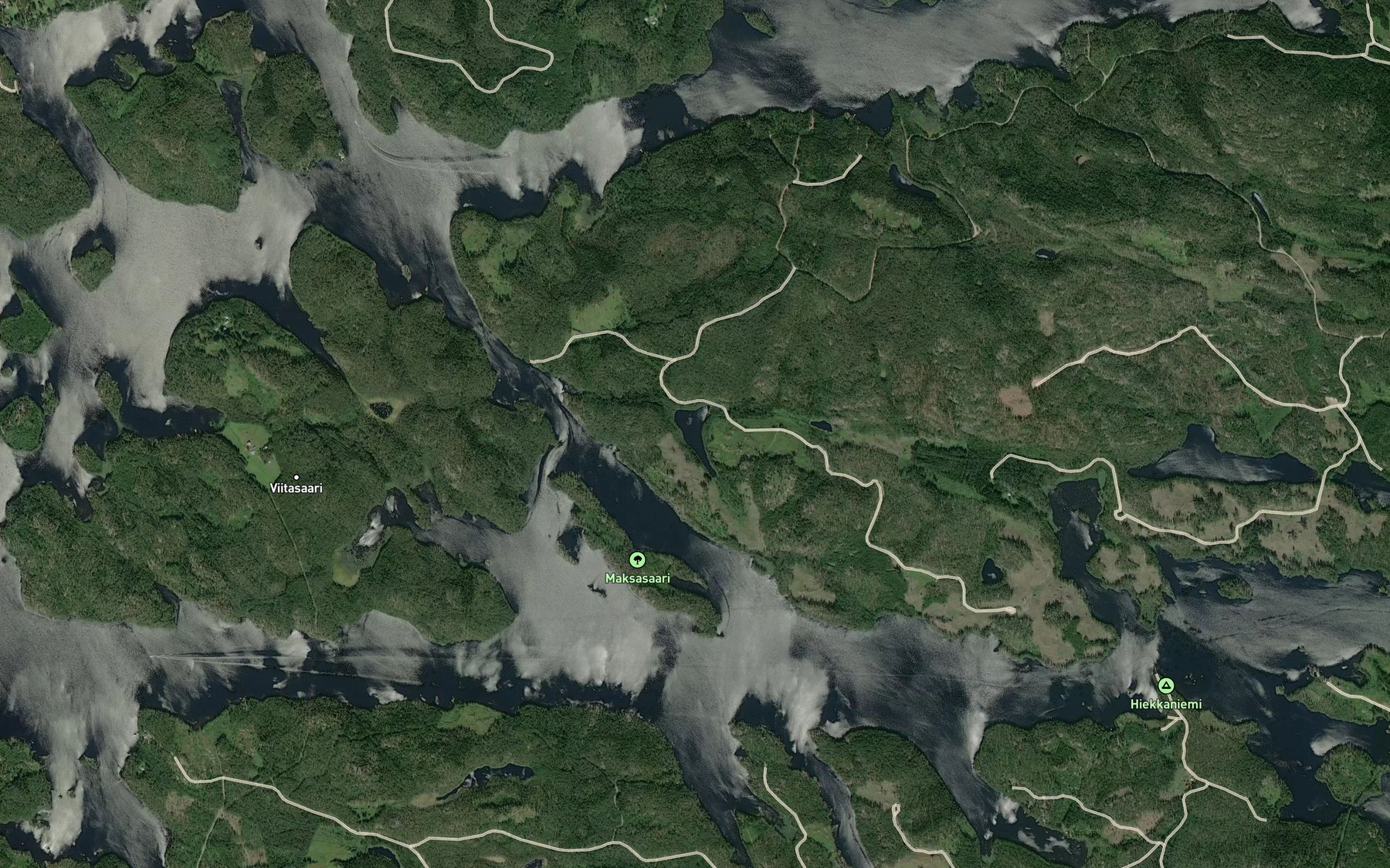 Satellite map of the Kaapajarvi