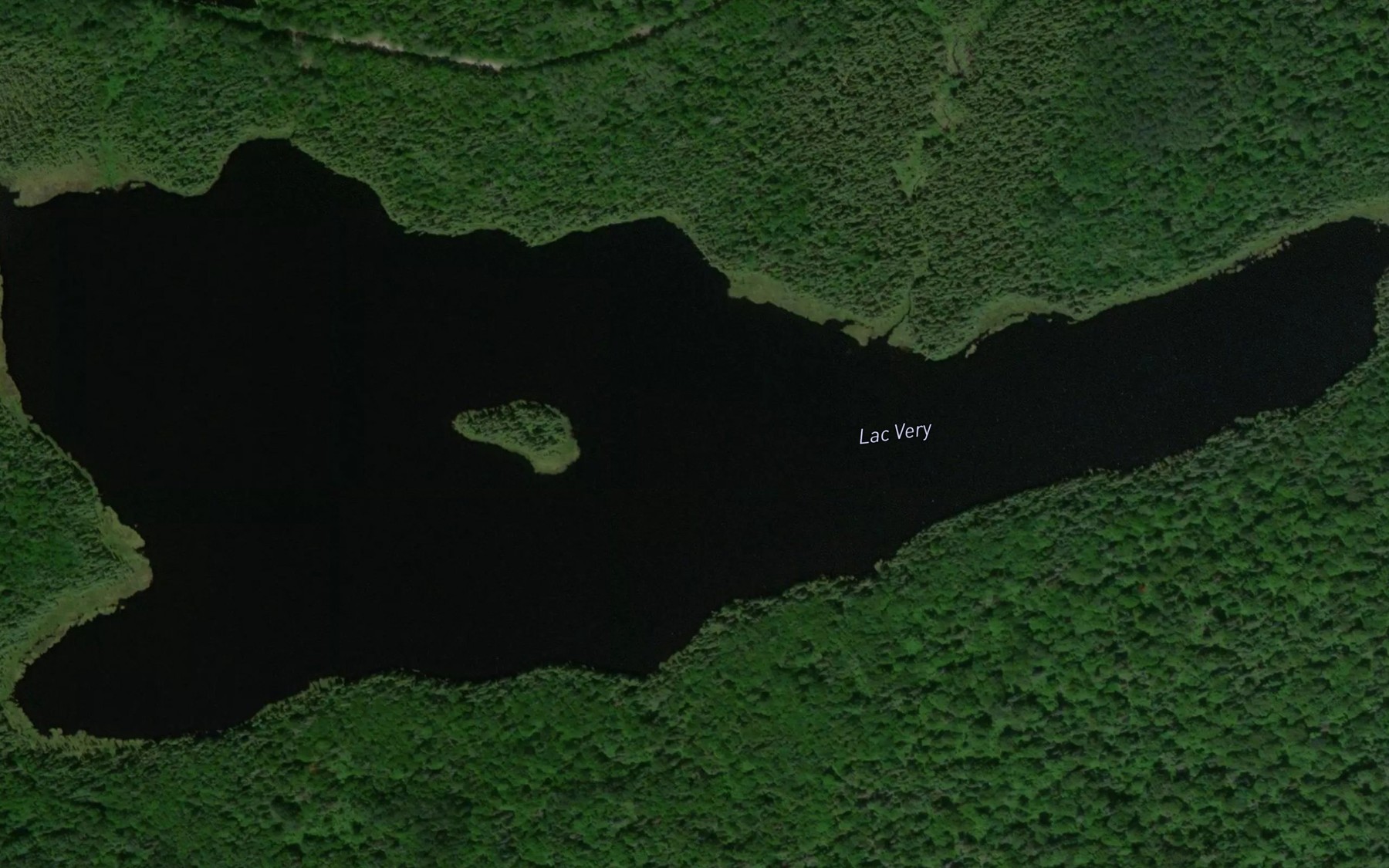 Satellite map of the Lac Very