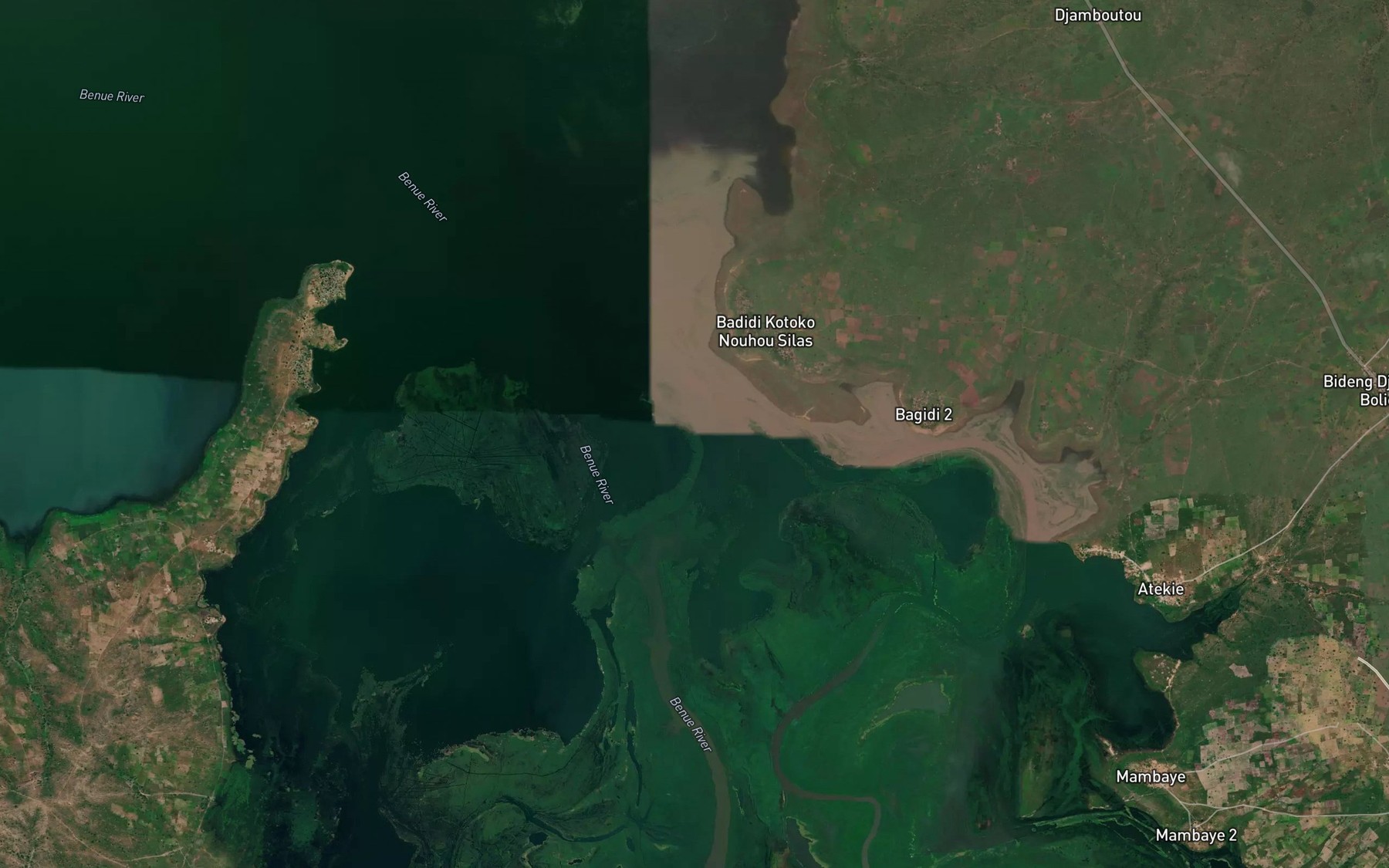 Satellite map of the Mayo Rey