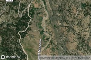 Satellite map of the Leavitt Creek