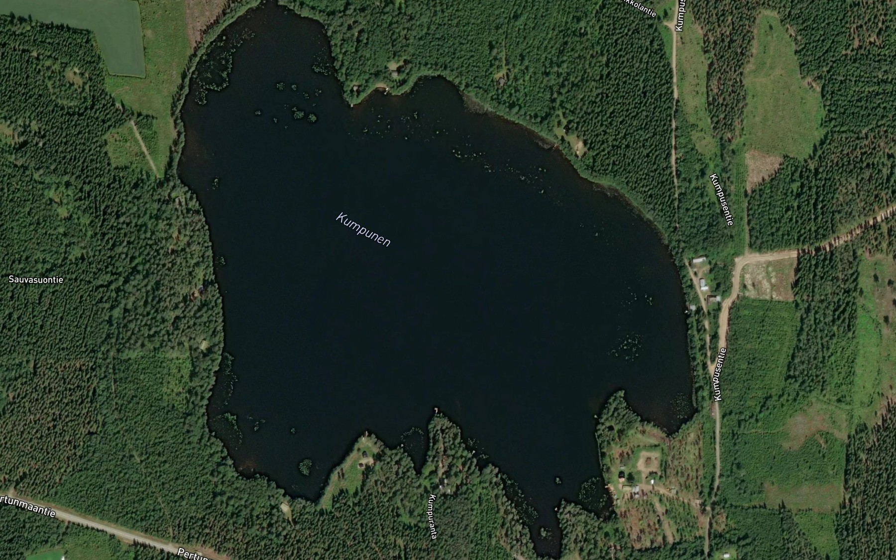 Satellite map of the Kumpunen