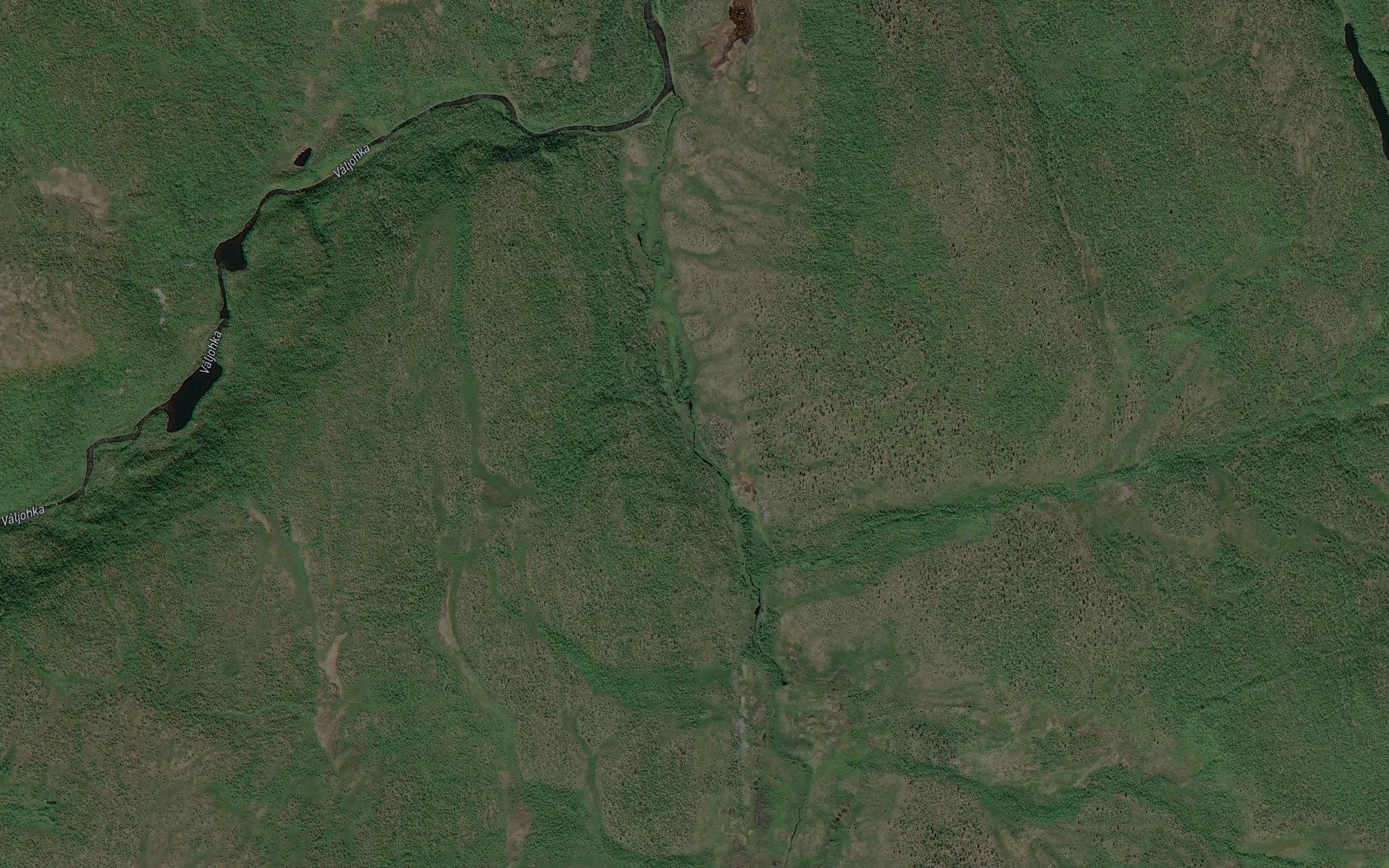 Satellite map of the Suolobeasjohka