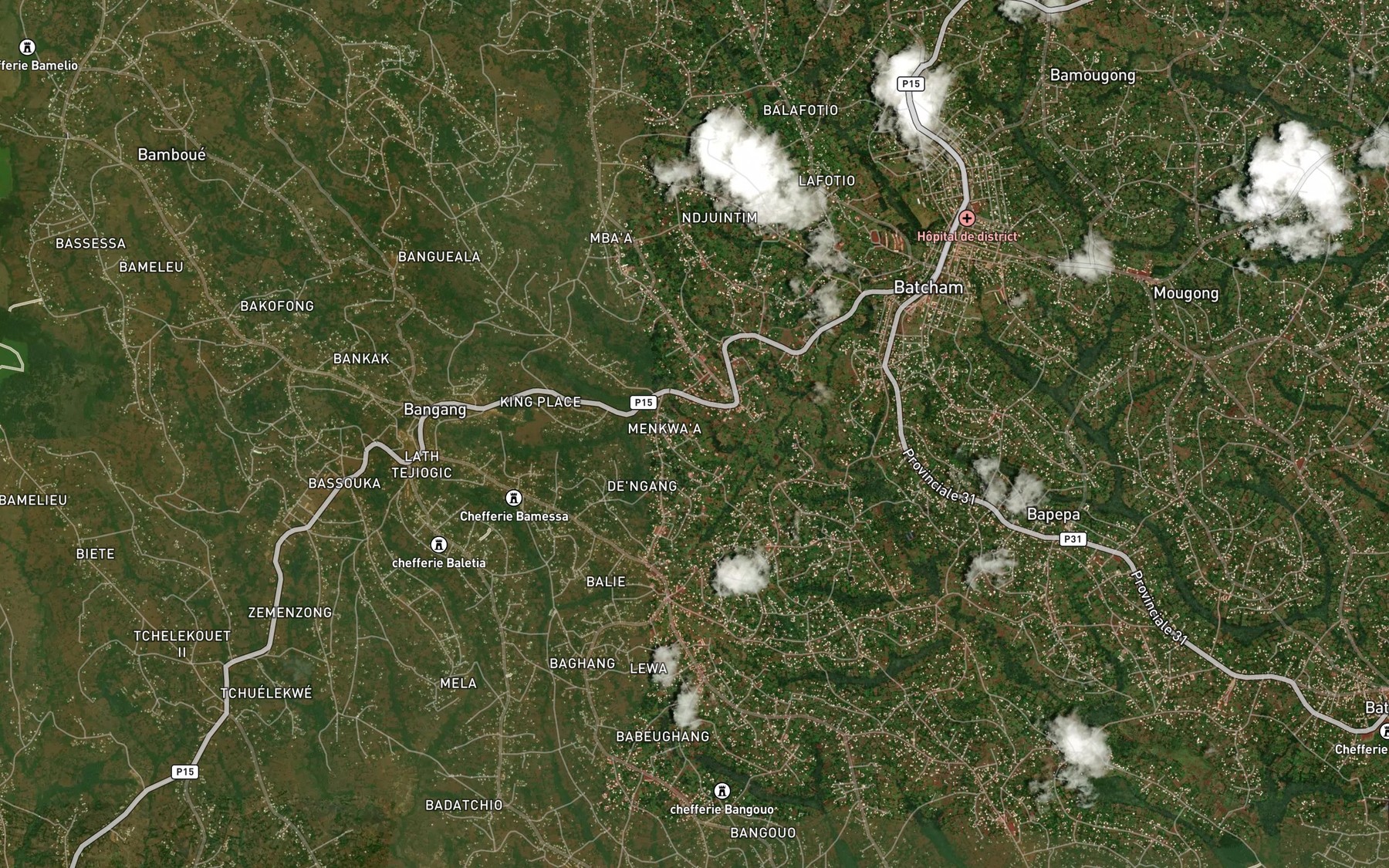 Satellite map of the Mesap
