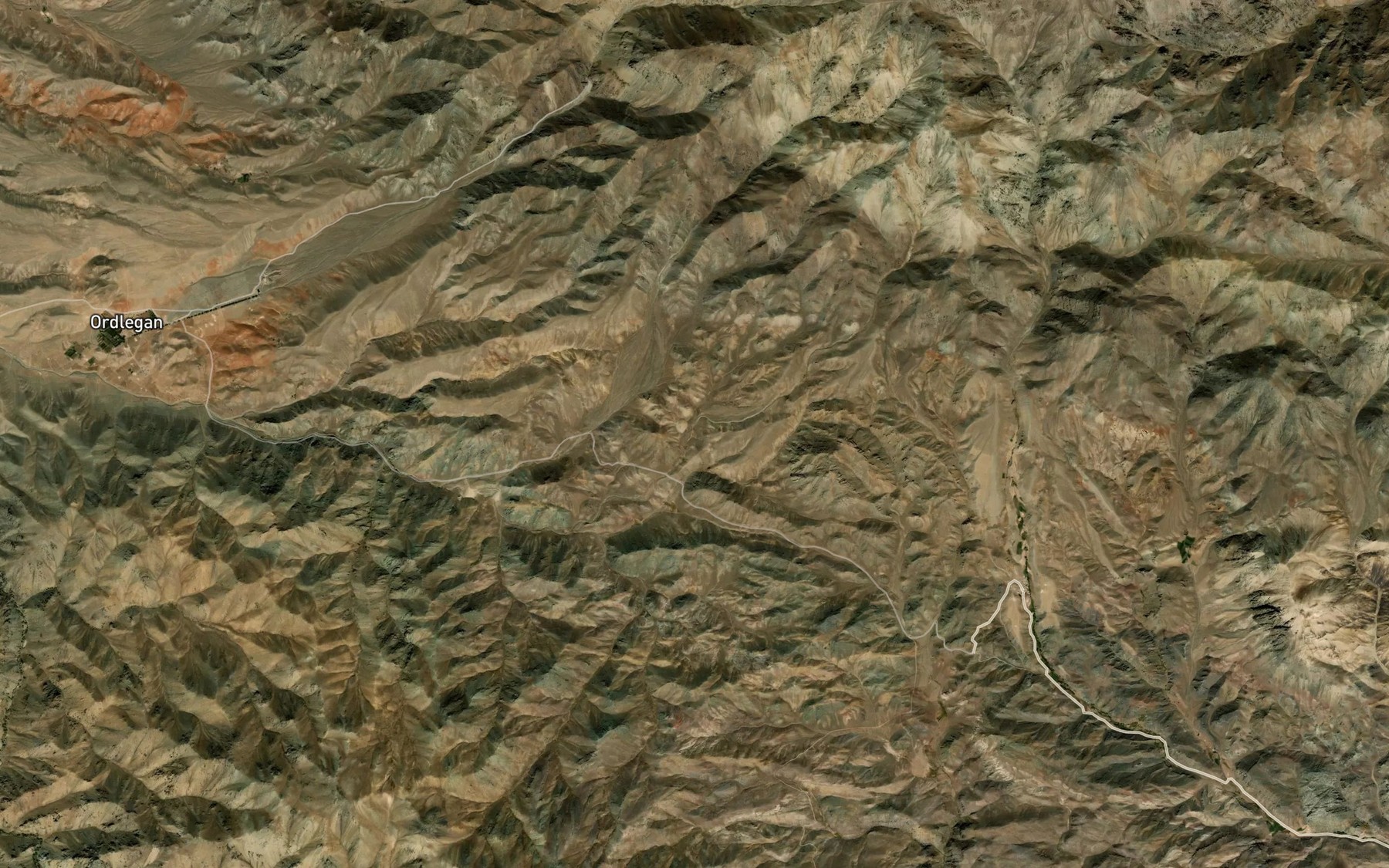 Satellite map of the Cheshmeh-ye Kamalu