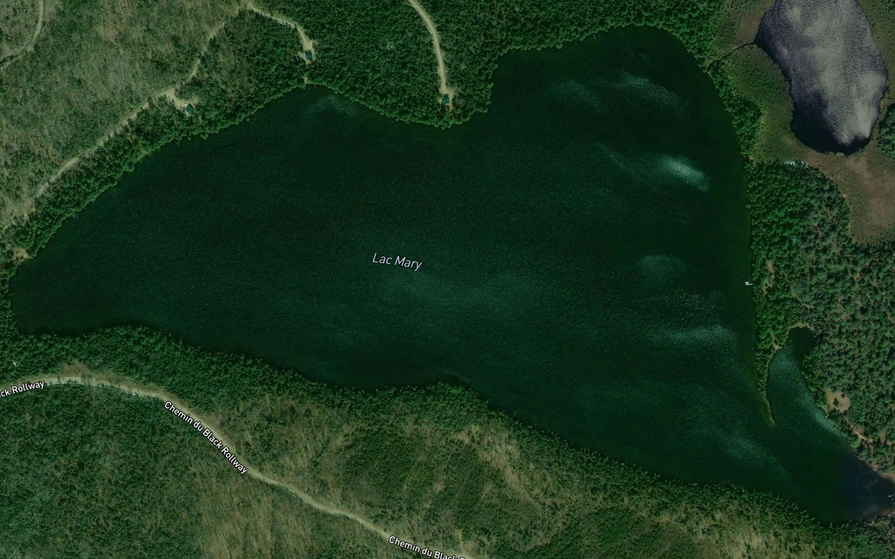 Satellite map of the Lac Mary