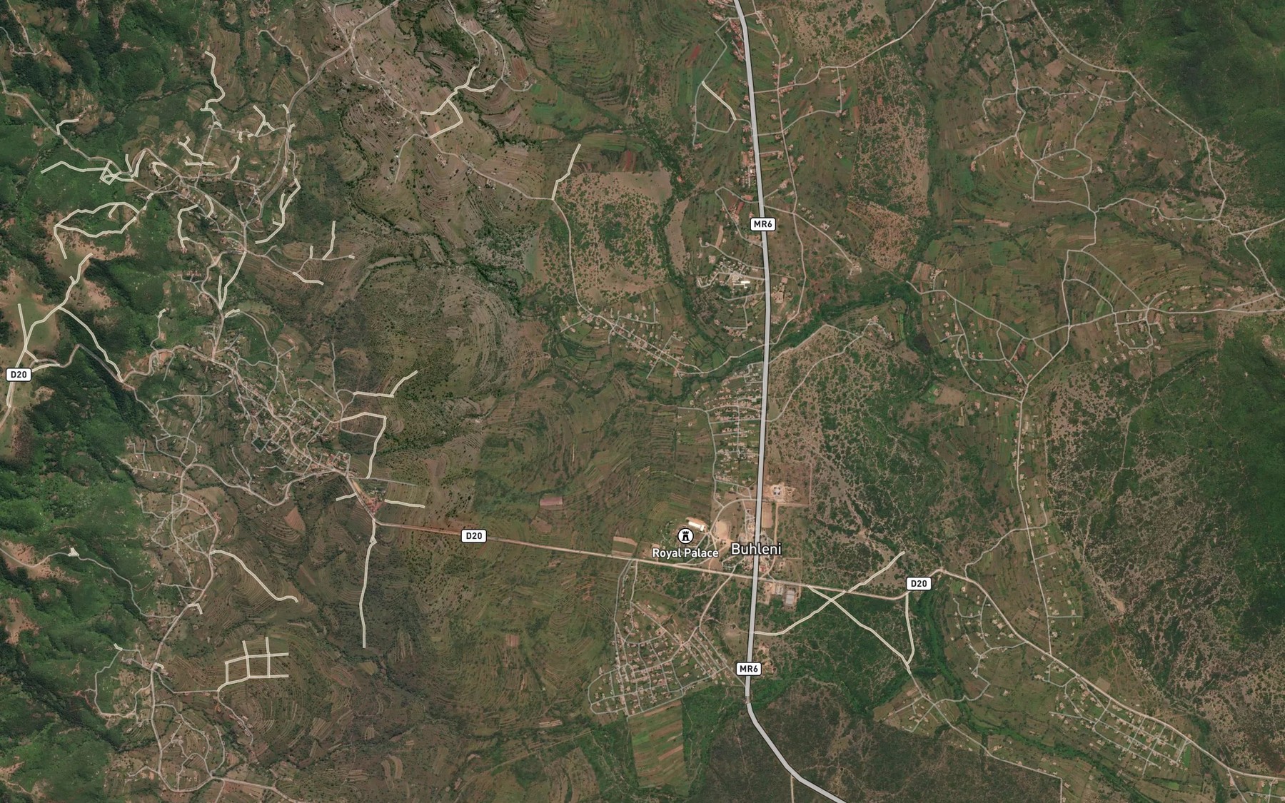 Satellite map of the Mbulatana
