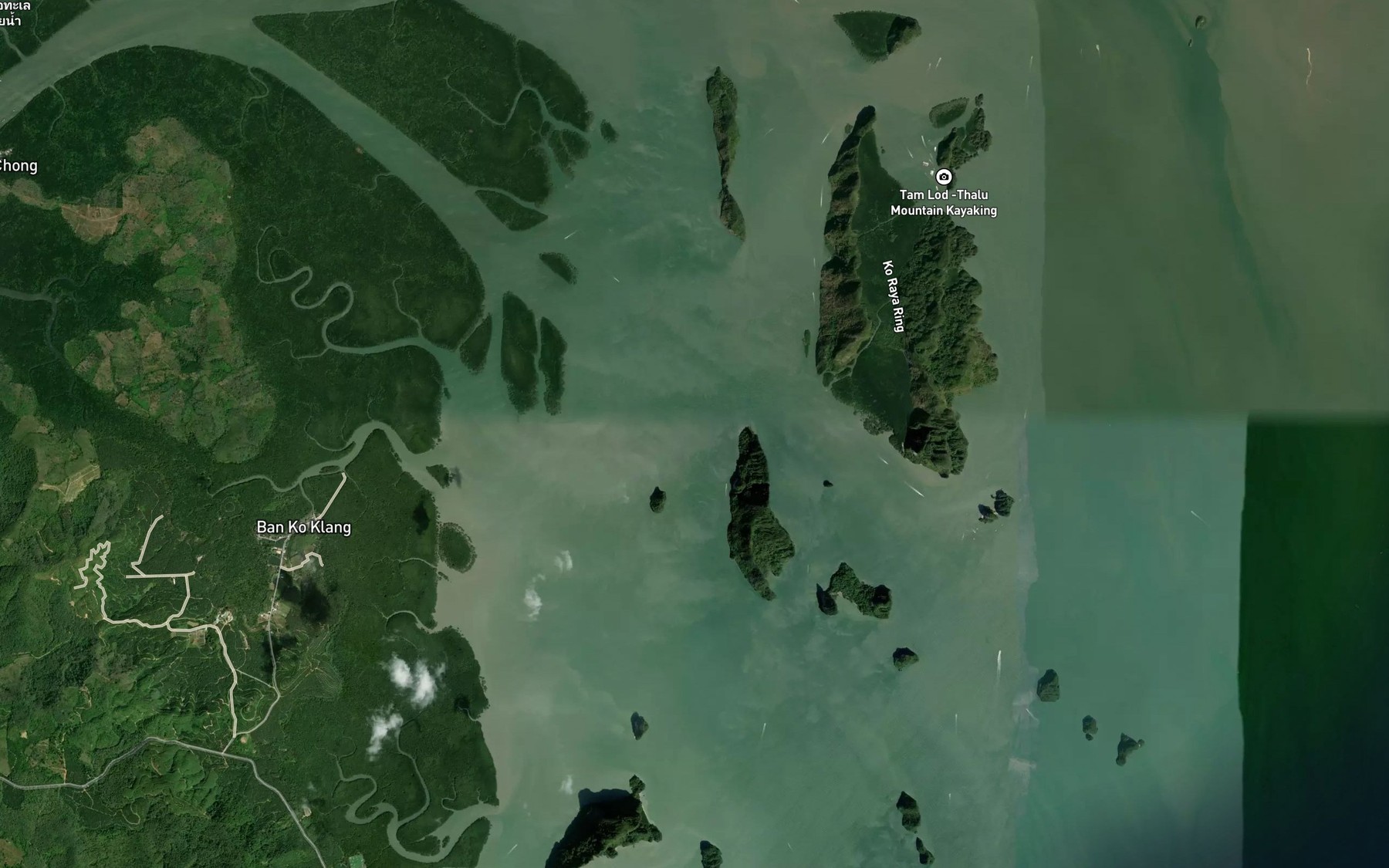 Satellite map of the Ao Phra At