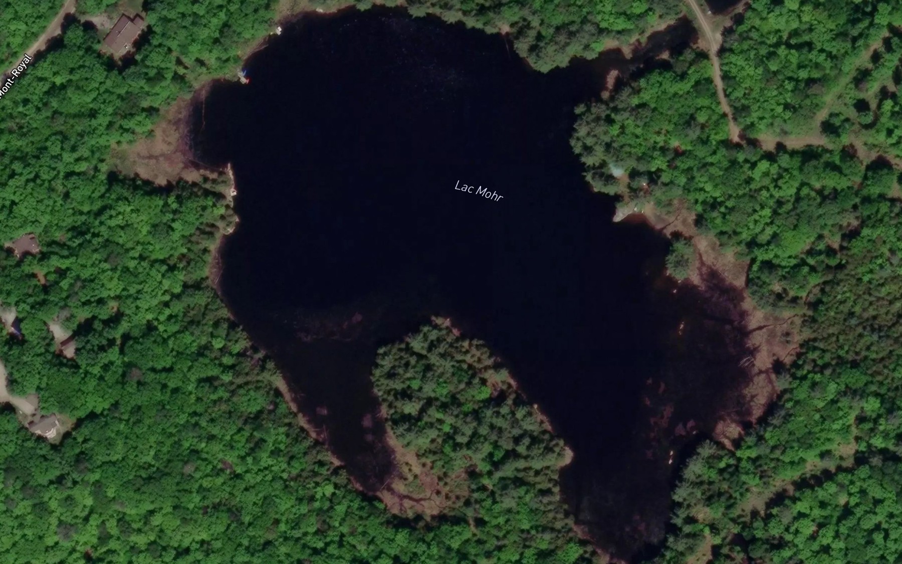Satellite map of the Lac Mohr