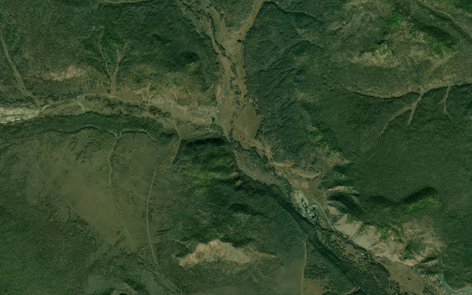 Satellite map of the Gulkhen