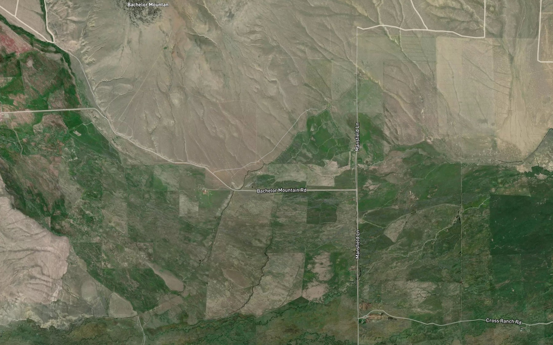 Satellite map of the Prohosky Ditch