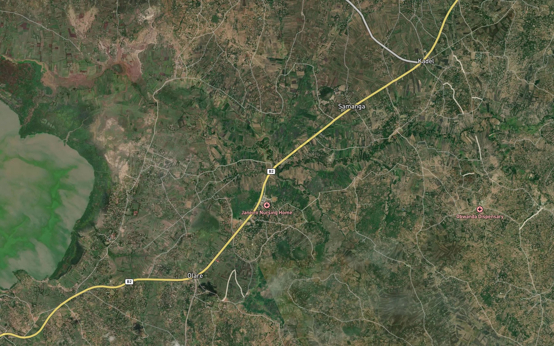 Satellite map of the Maugo