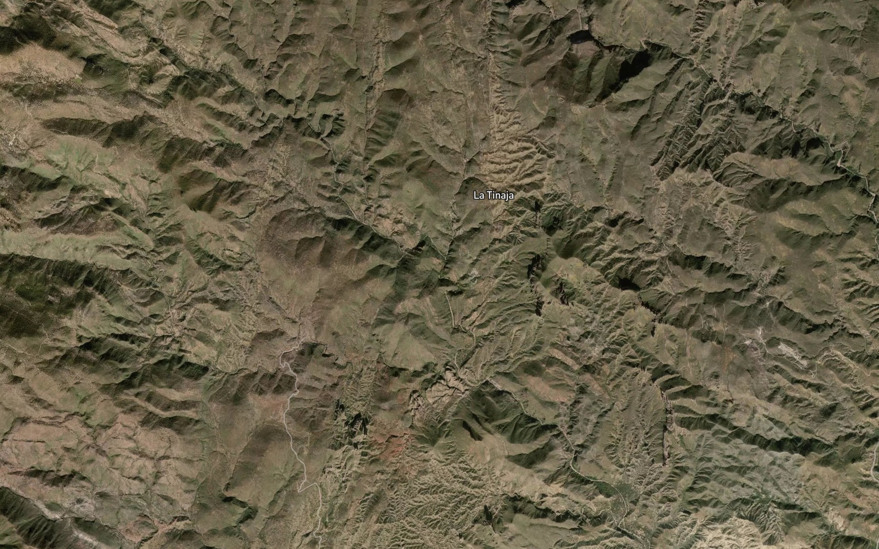 Satellite map of the La Tinaja